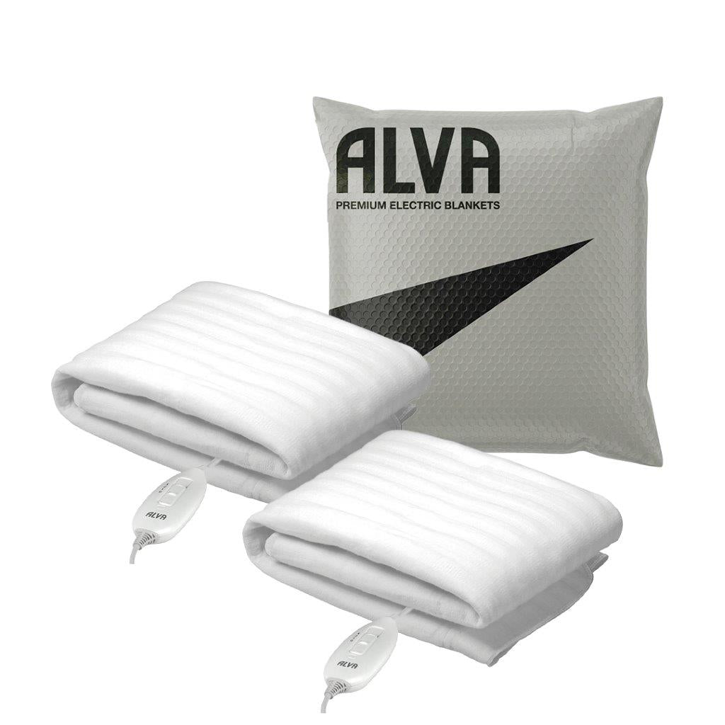 ALVA 2-Pack Tie-Down Electric Blanket Bundle | ECom