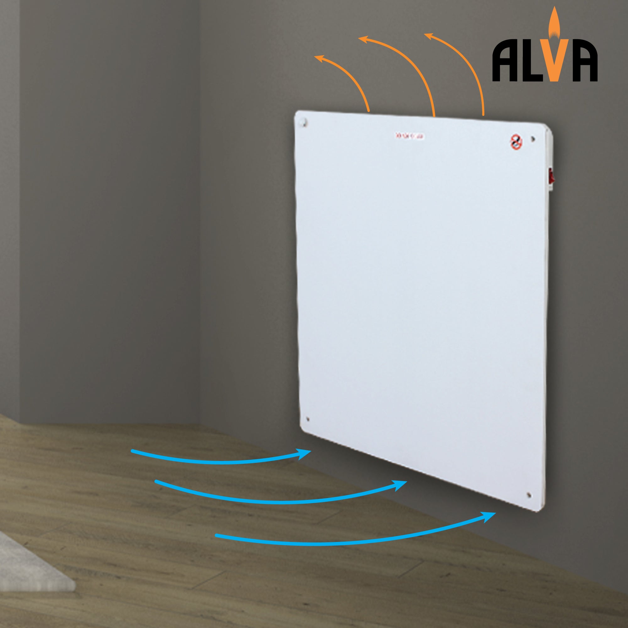 Wall-Panel Electric Heater - 60x60cm - Infrared