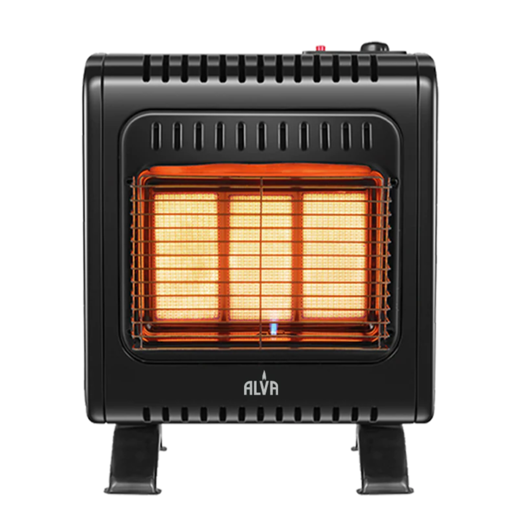 3-PANEL INFRARED RADIANT INDOOR GAS MINI HEATER