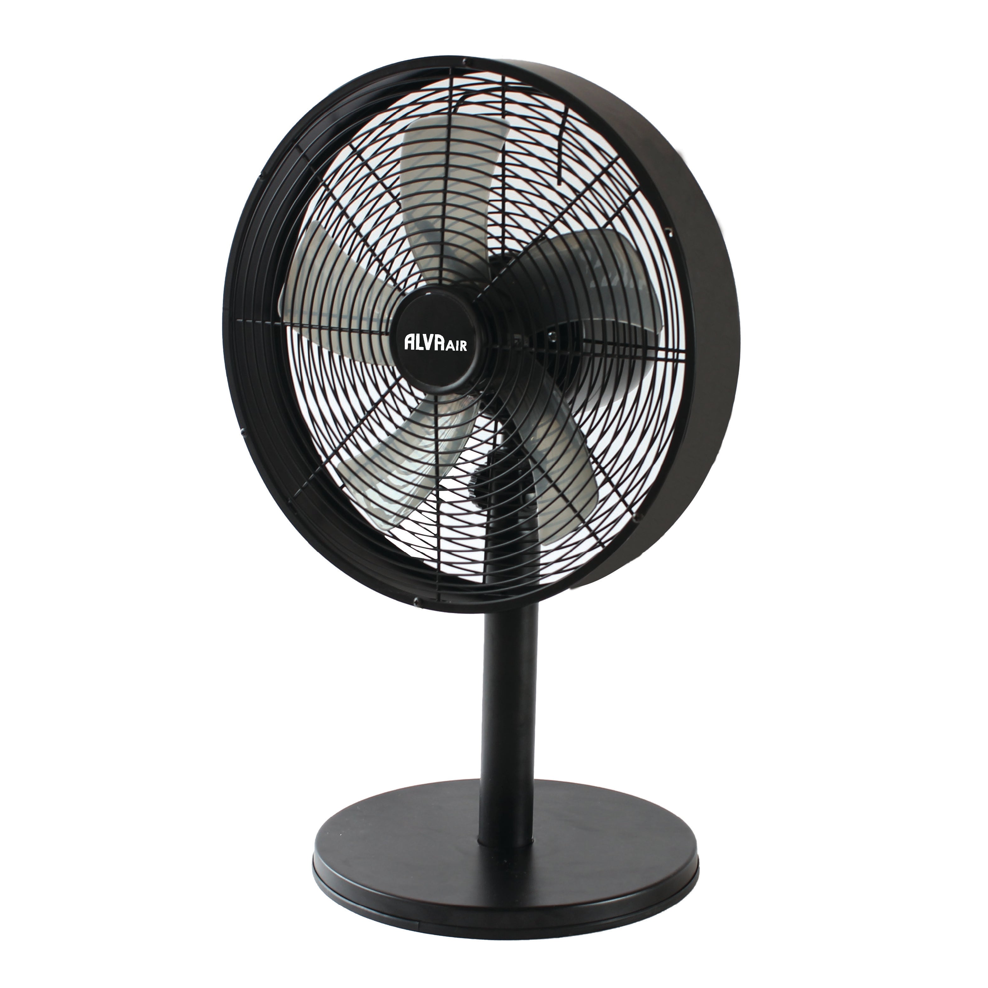 30cm Drum Desk Fan (Matte Black)