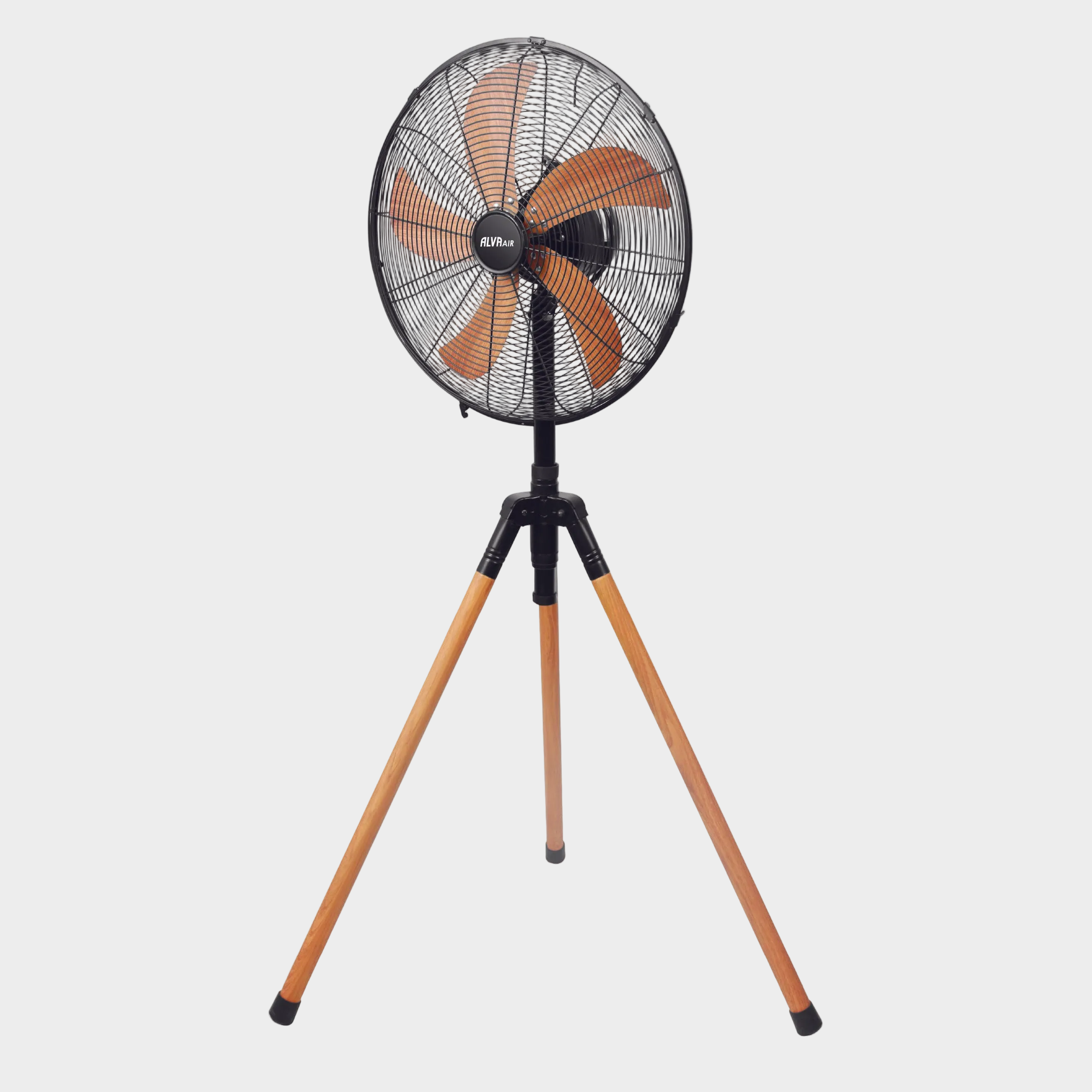 40cm Tripod Fan (Wood-Look Finish)