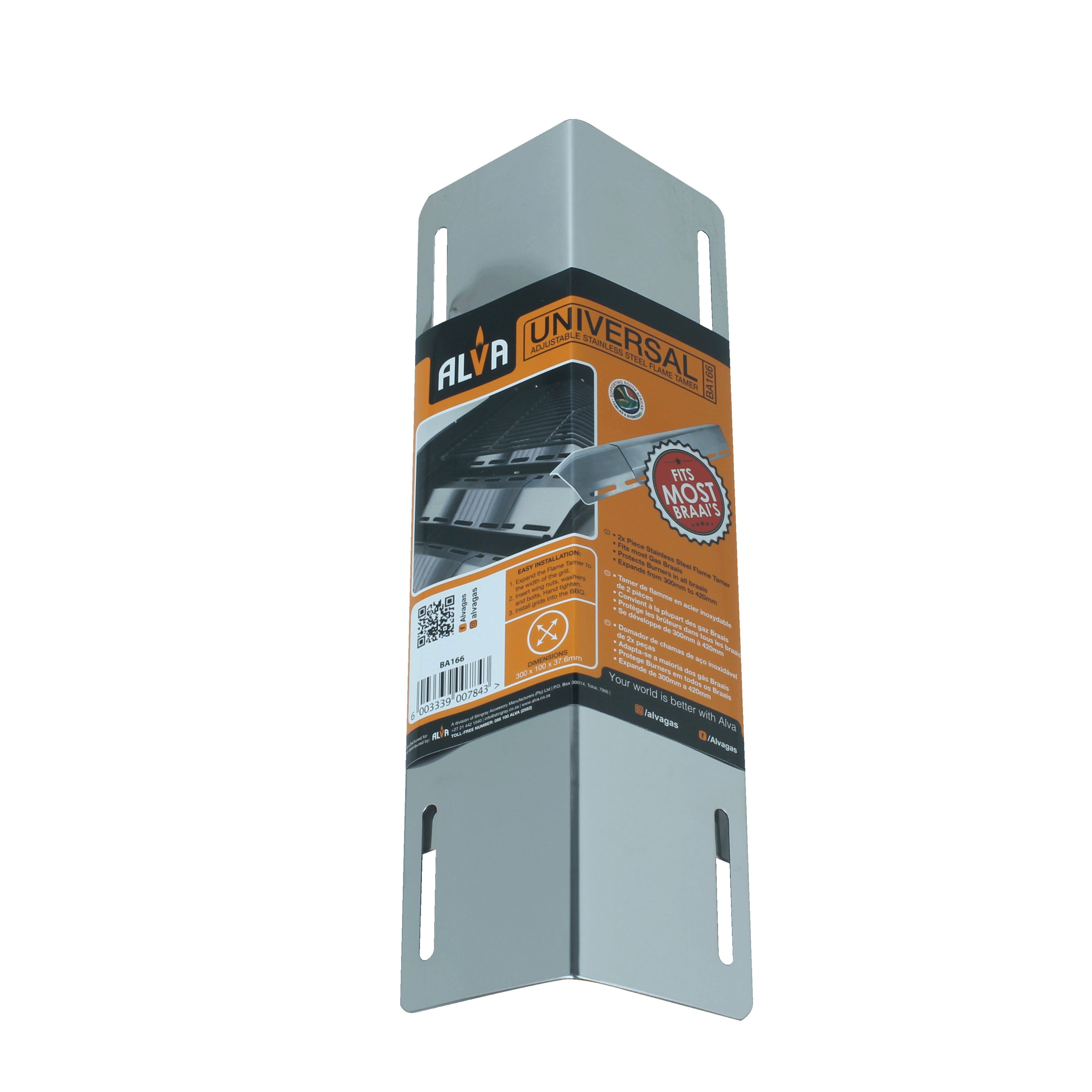 Flame Tamer Vaporizer - Adjustable - Universal - 30-42cm Expansion