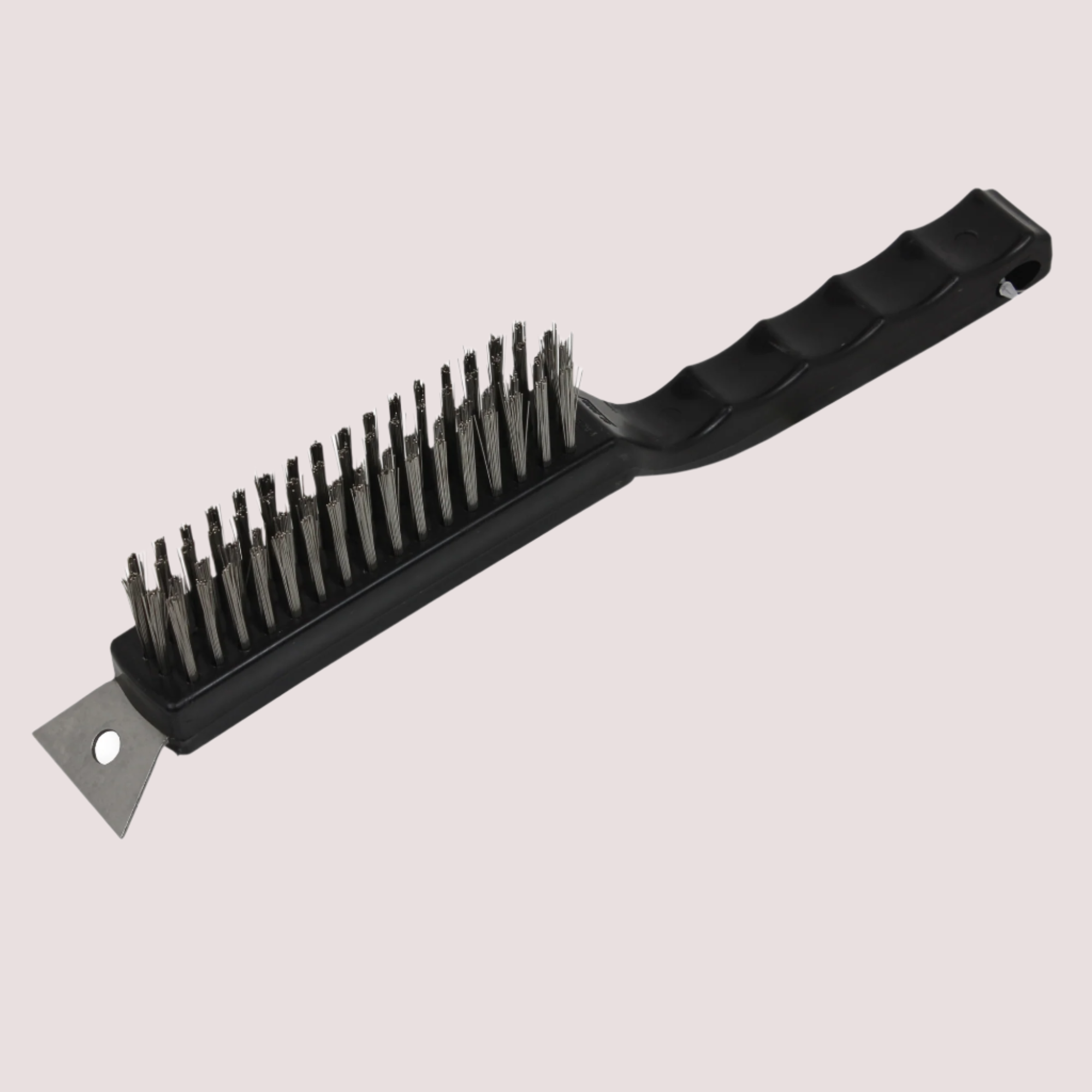 Grill Brush With Stainless Steel Bristles and Scraper