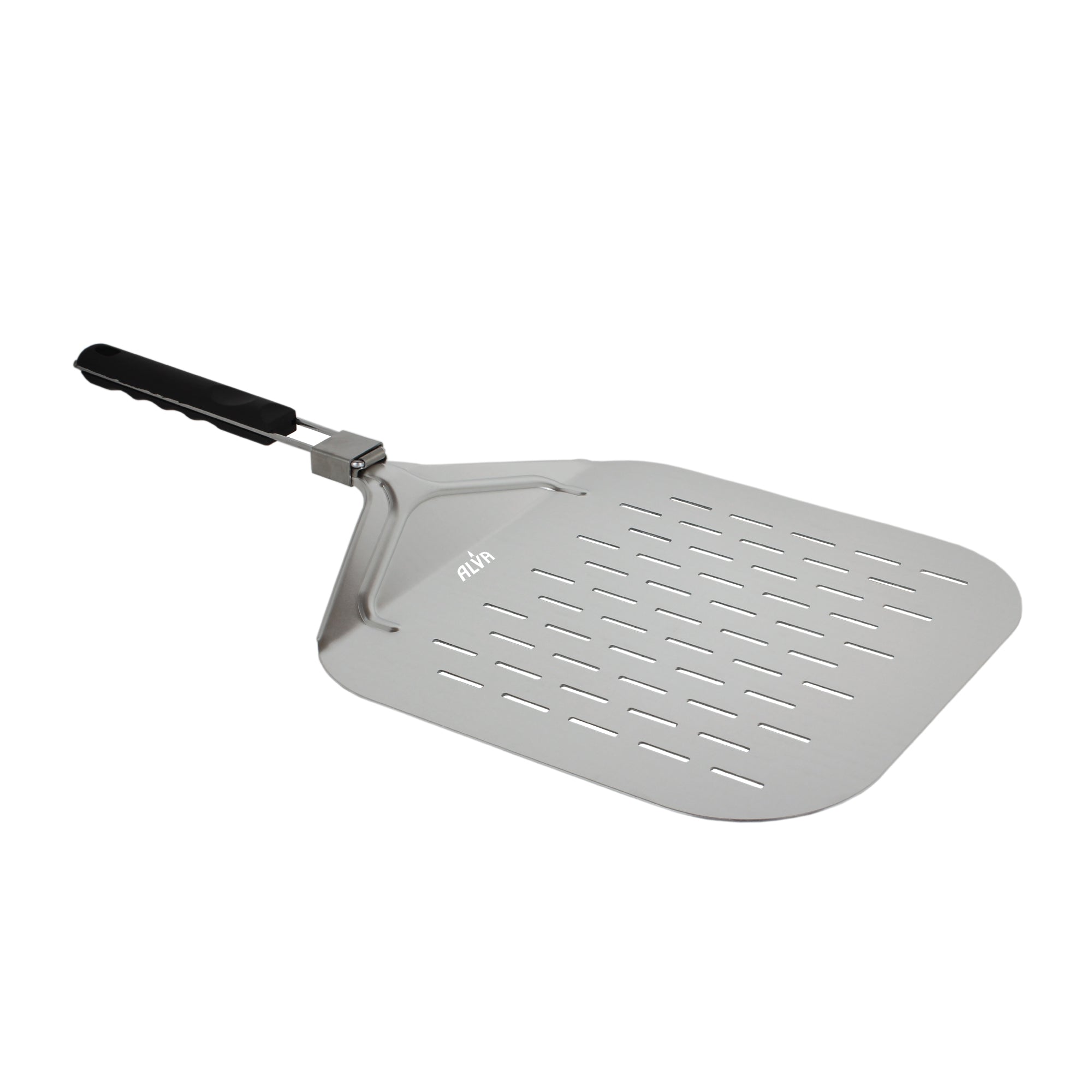 2Pc Pizza Set - Metal Pizza Peel & Cutter Set