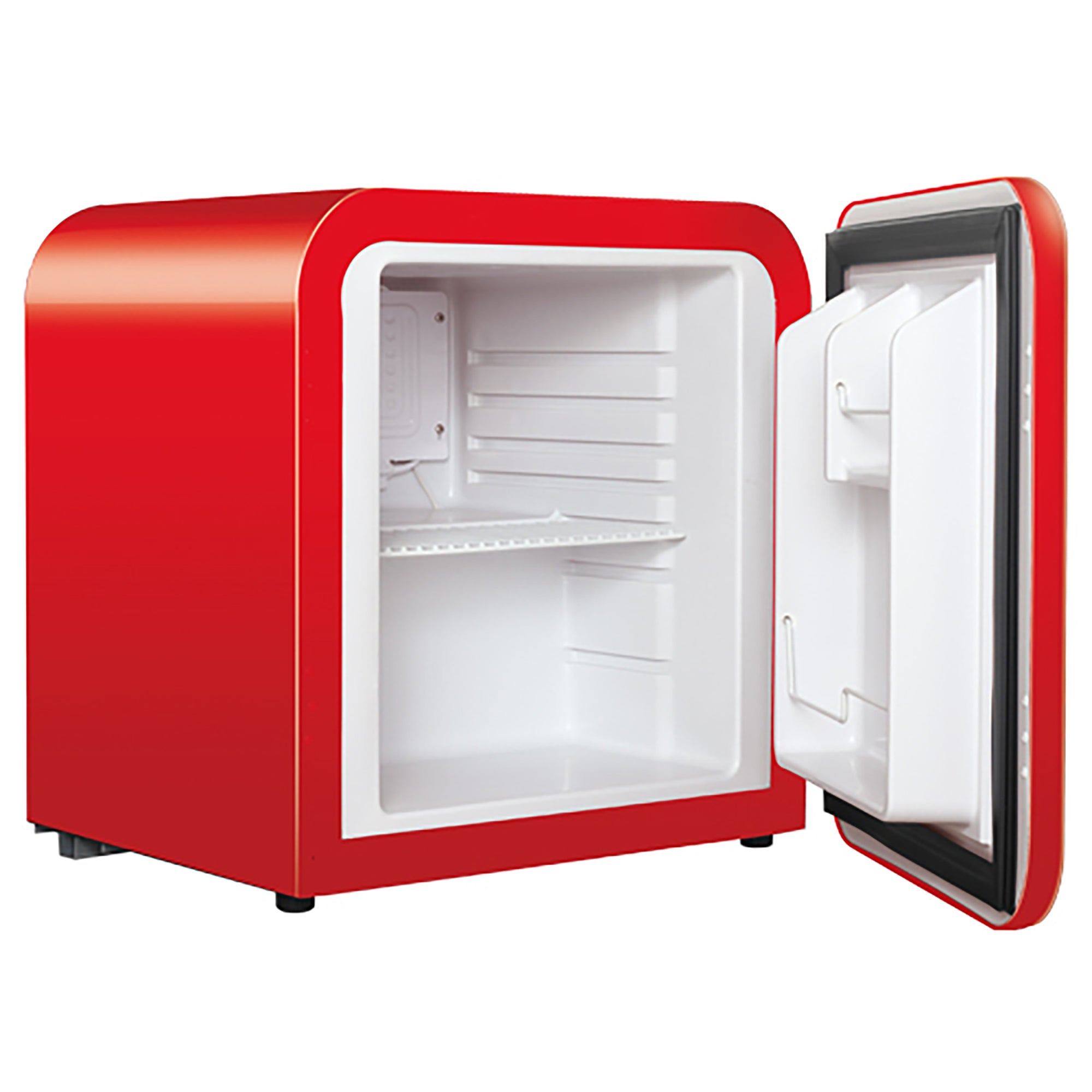 46L Countertop Retro Fridge (Red / White / Black)