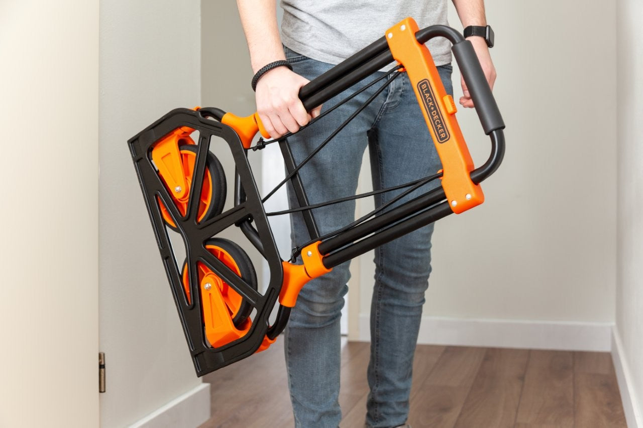 Folding Hand Truck - Capacity - 90Kg - Steel & Plastic H202