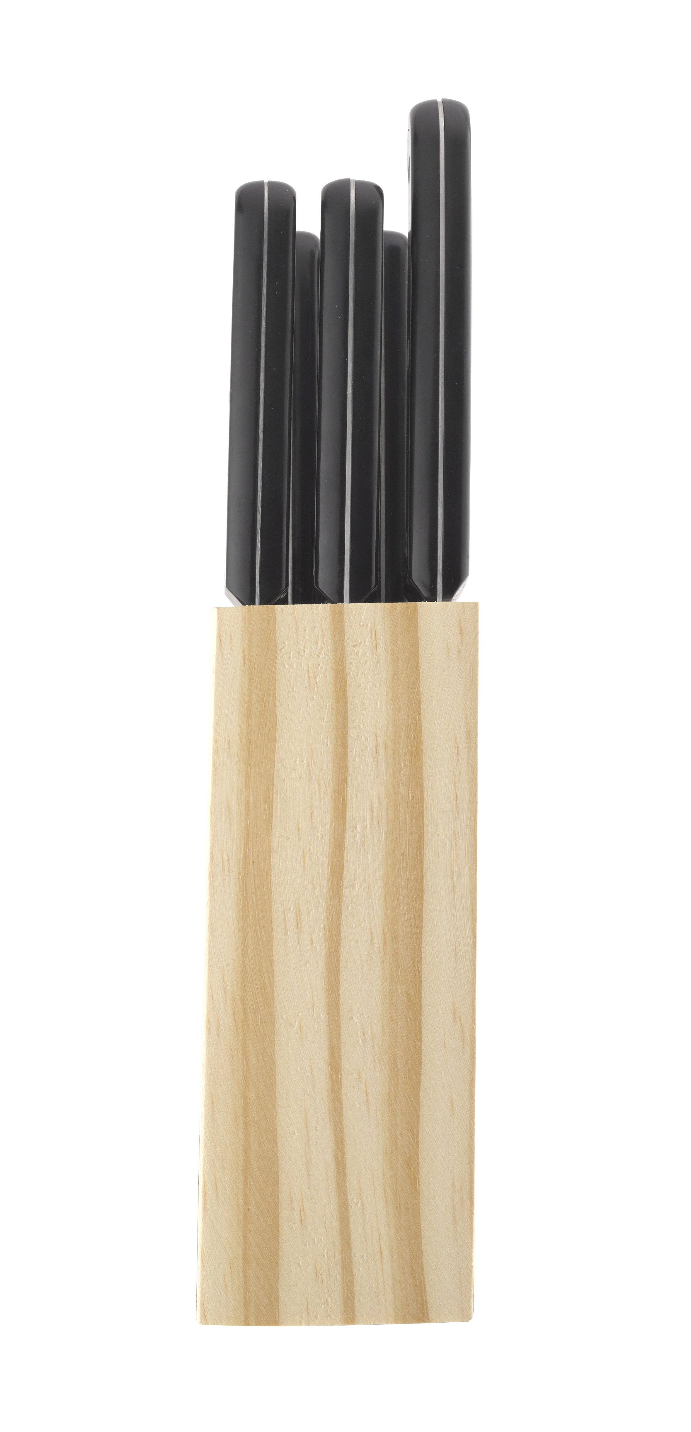 5Pc Knife Set & Wooden Block – Torino