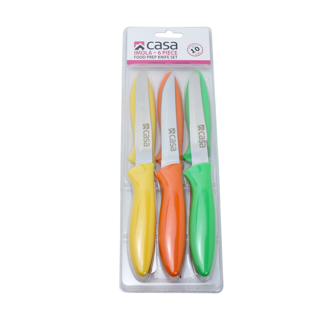 6Pc Food Prep Knife Set - Imola