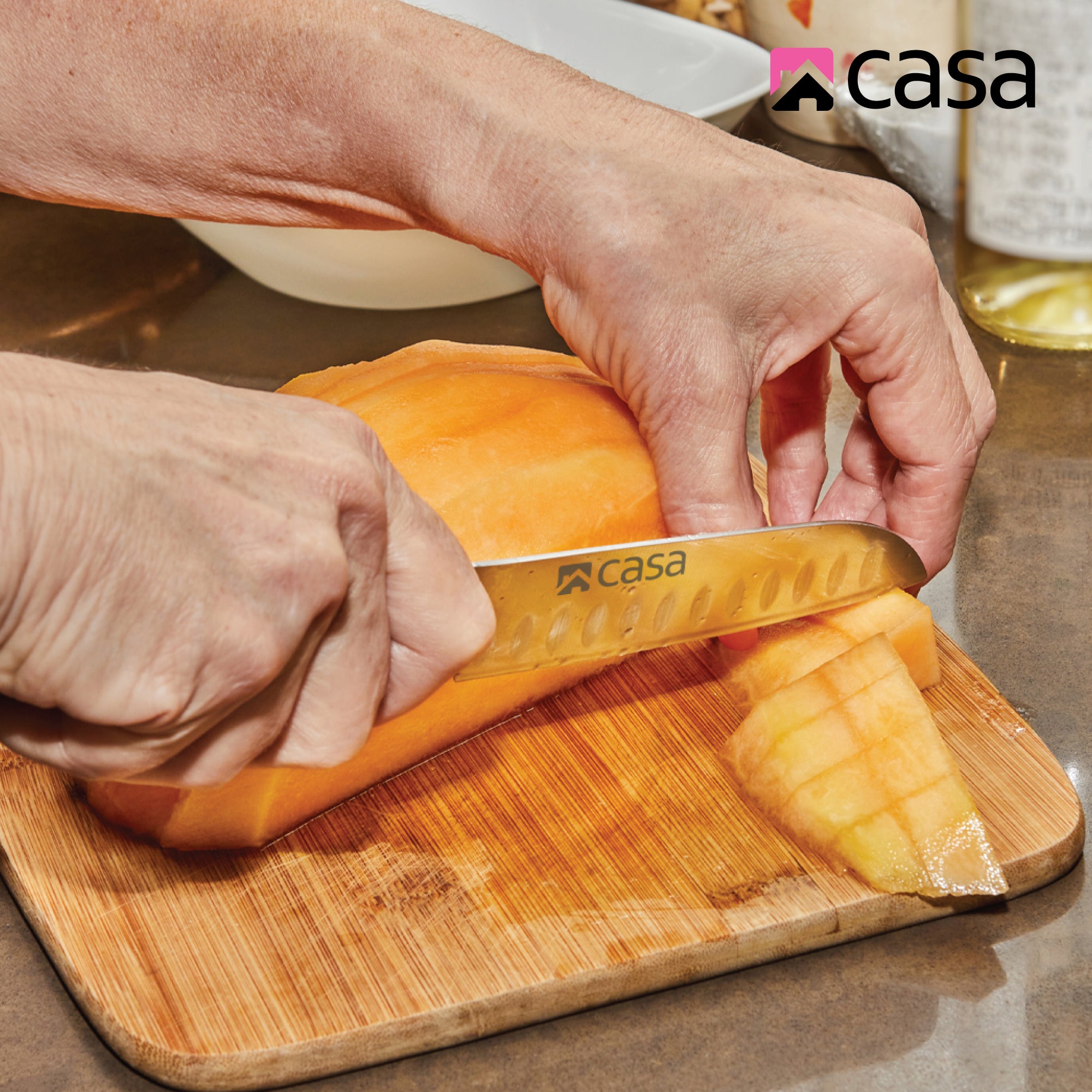 5Pc Knife Set + Bamboo Cutting Board - Verona