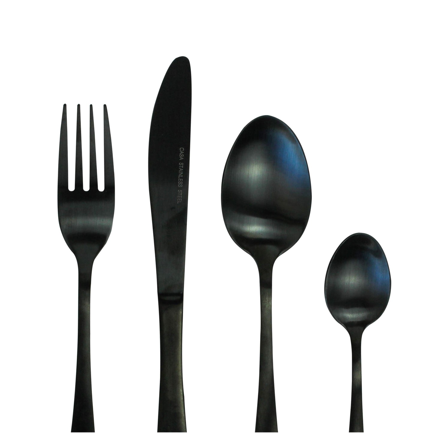 CASA SIENA 16PC CUTLERY SET | STAINLESS STEEL | MATTE BLACK FINISH