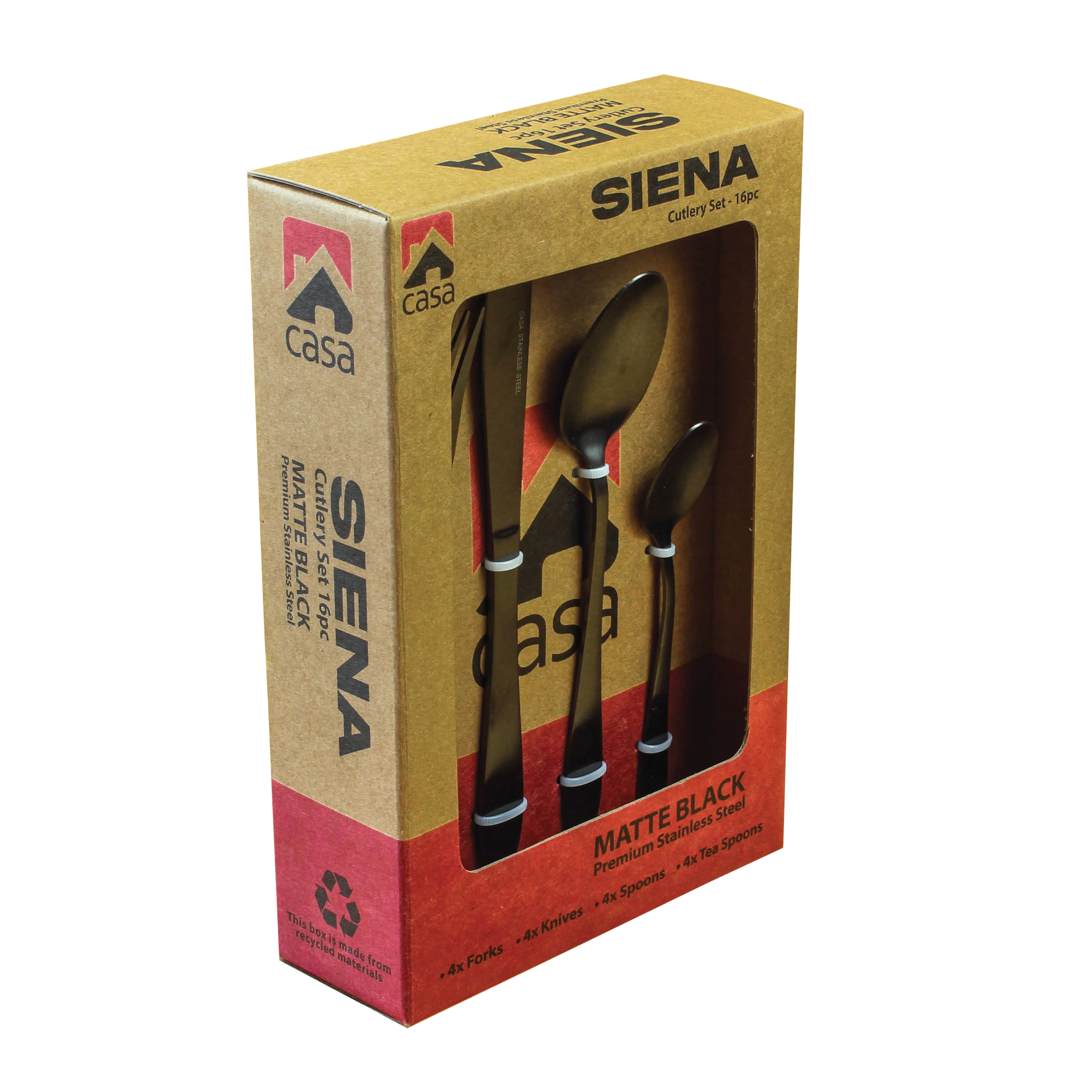 Cutlery Set 16Pc - Steel