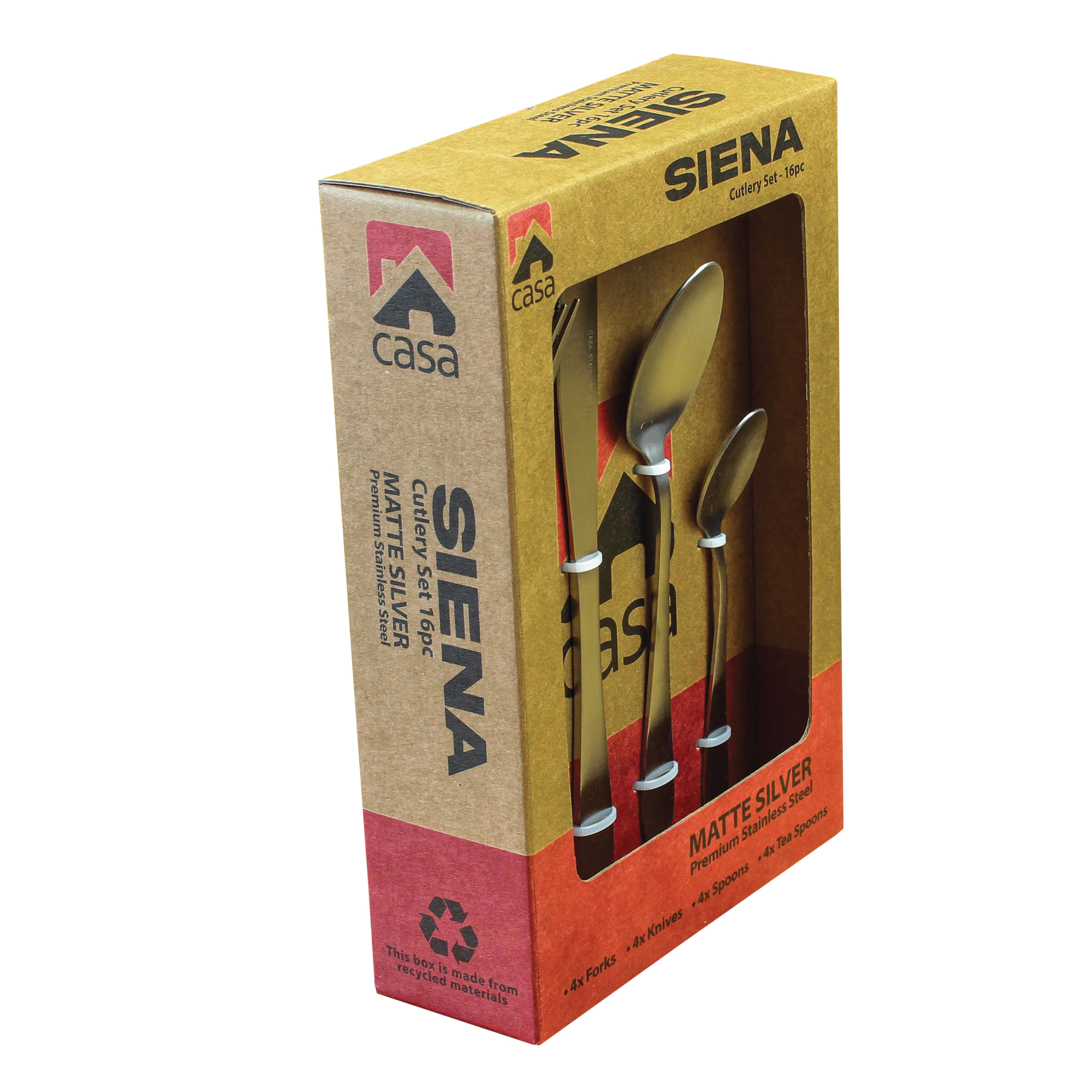 Cutlery Set 16Pc - Steel