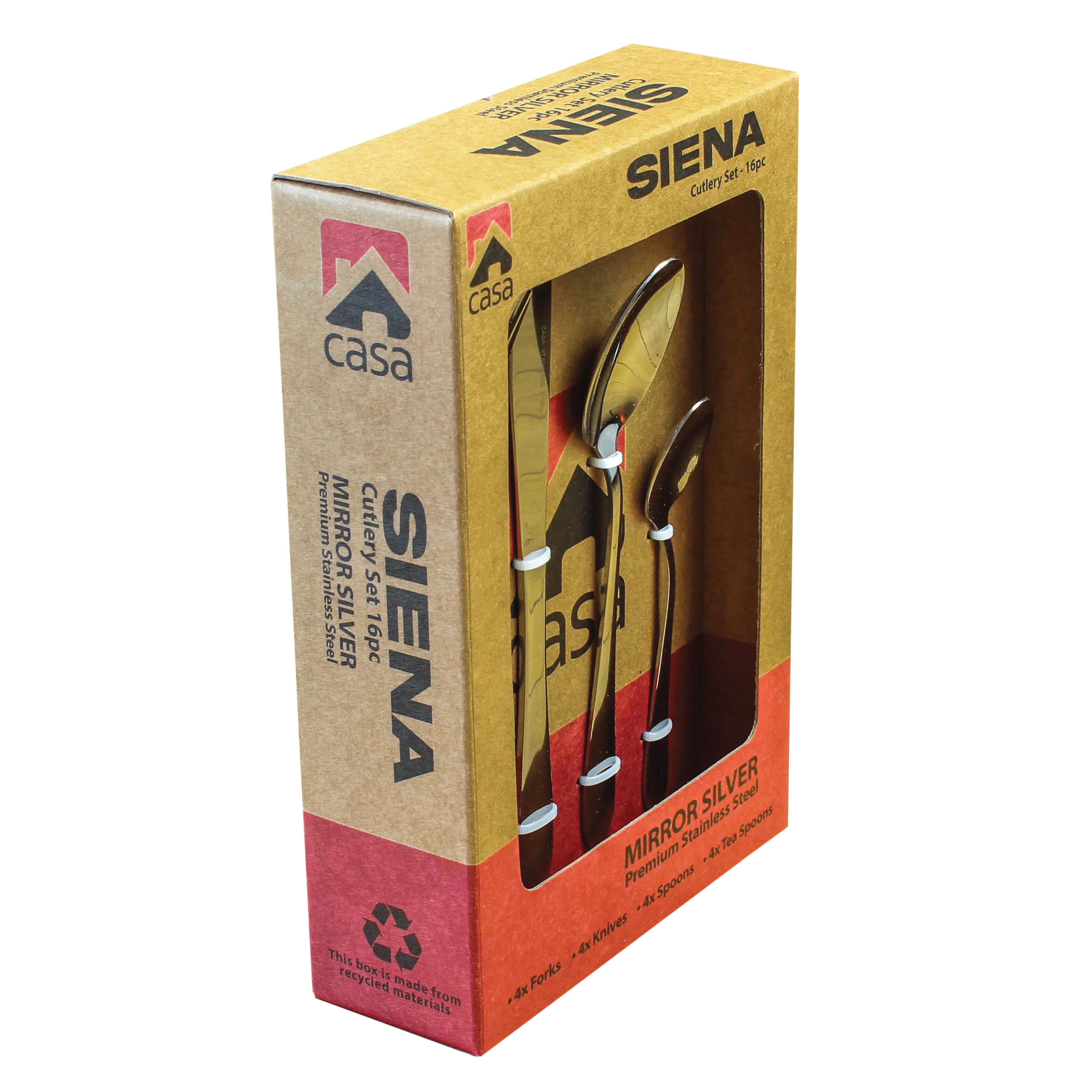 Cutlery Set 16Pc - Steel