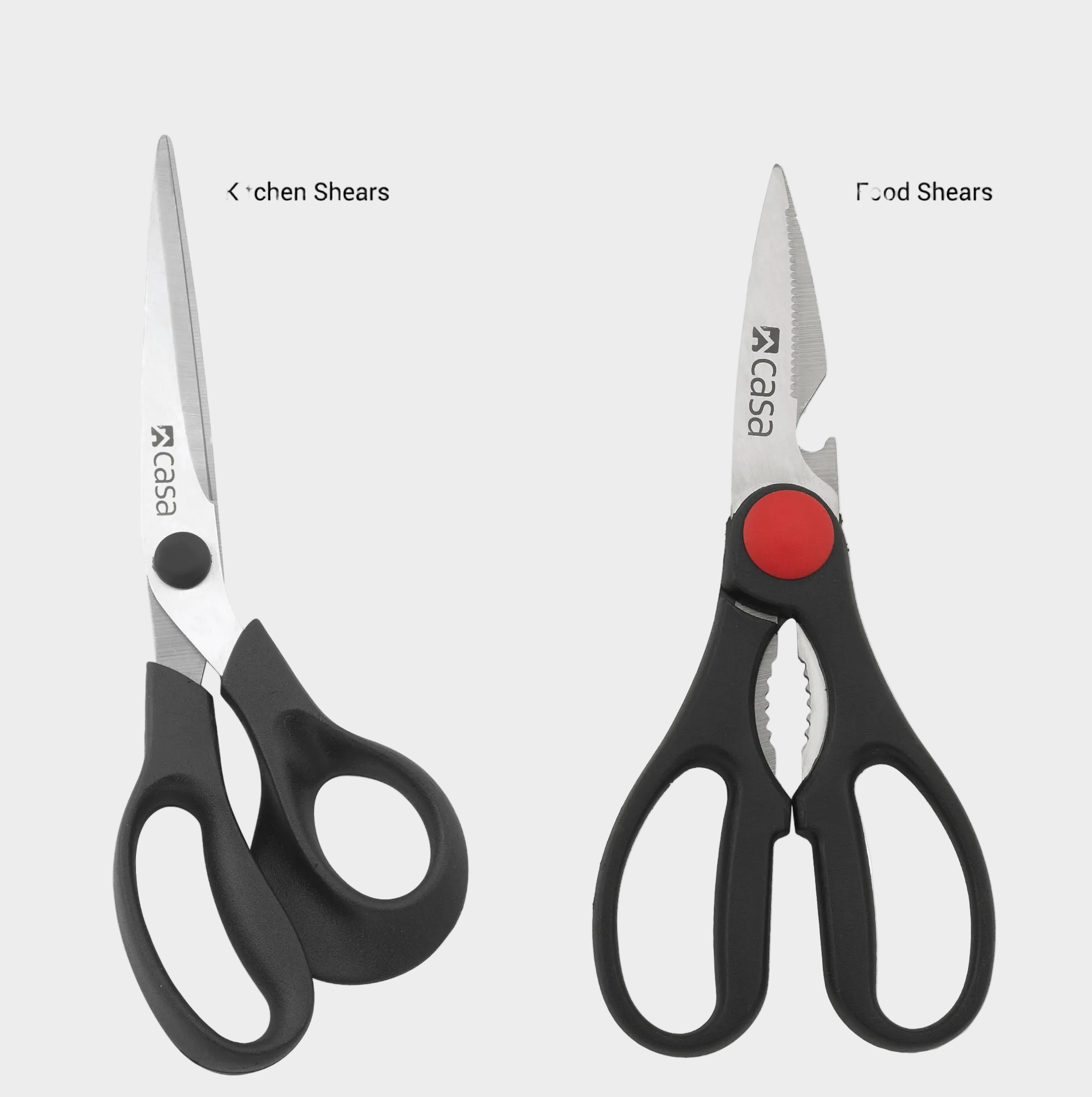 2Pc Food Shears Scissors Set - Bari