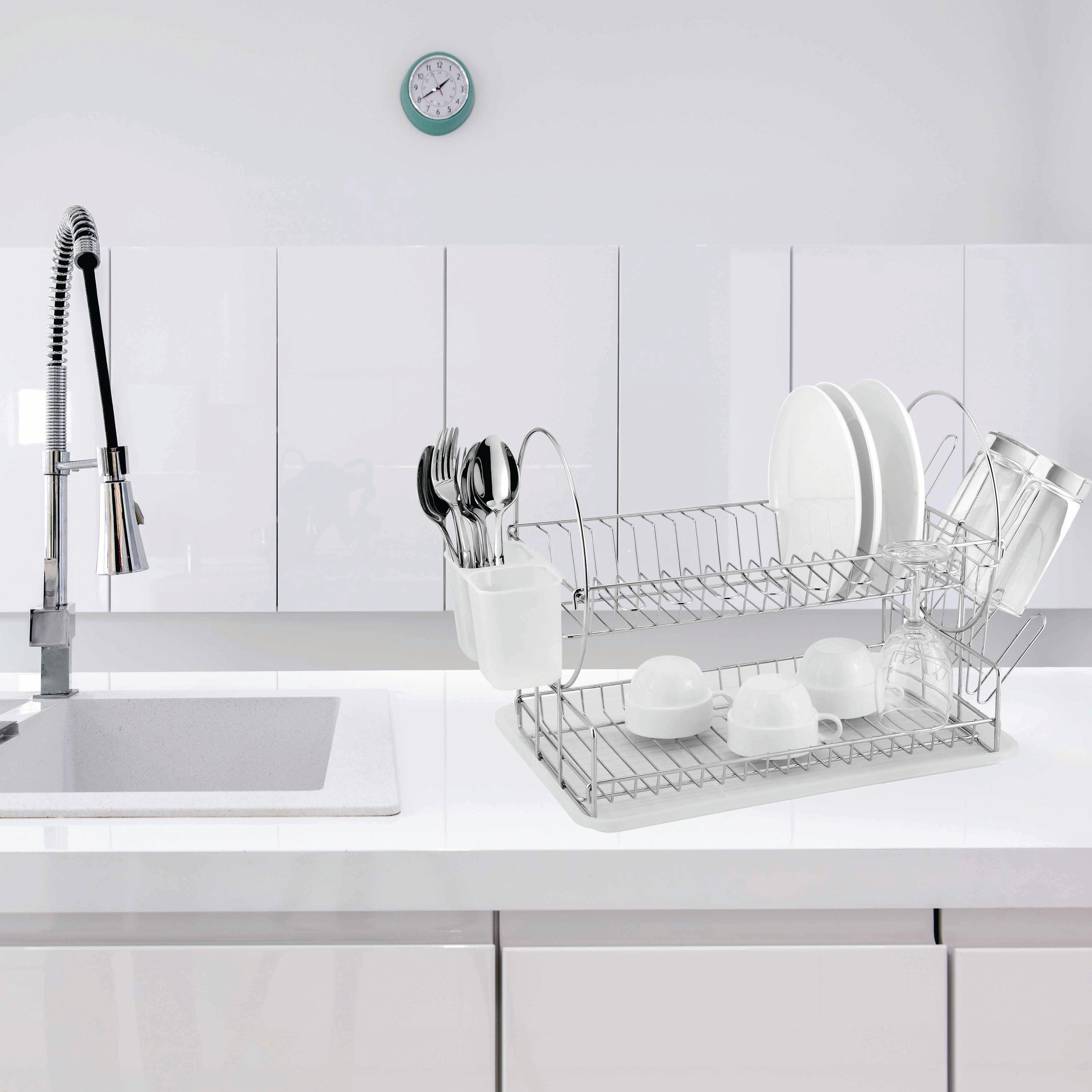 Dish Drainer 2-Tier - Catania 202 - Chrome Plated