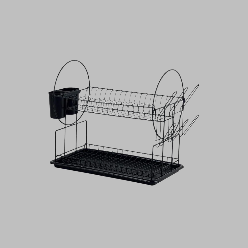 Dish Drainer 2-Tier - Catania 203 - Matt Black