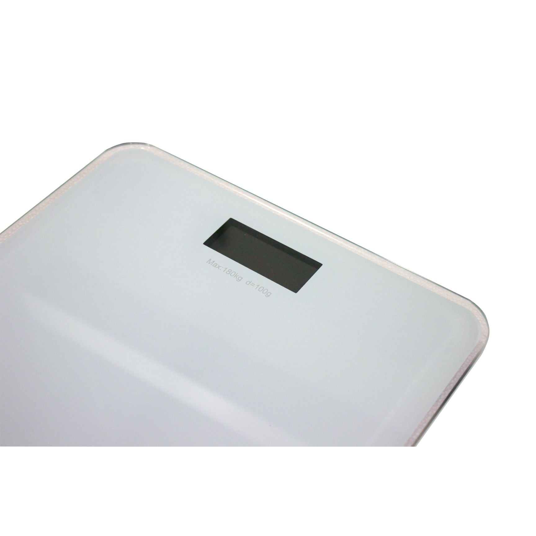 Electronic Bathroom Glass Scale - Solid - Rounded Corners