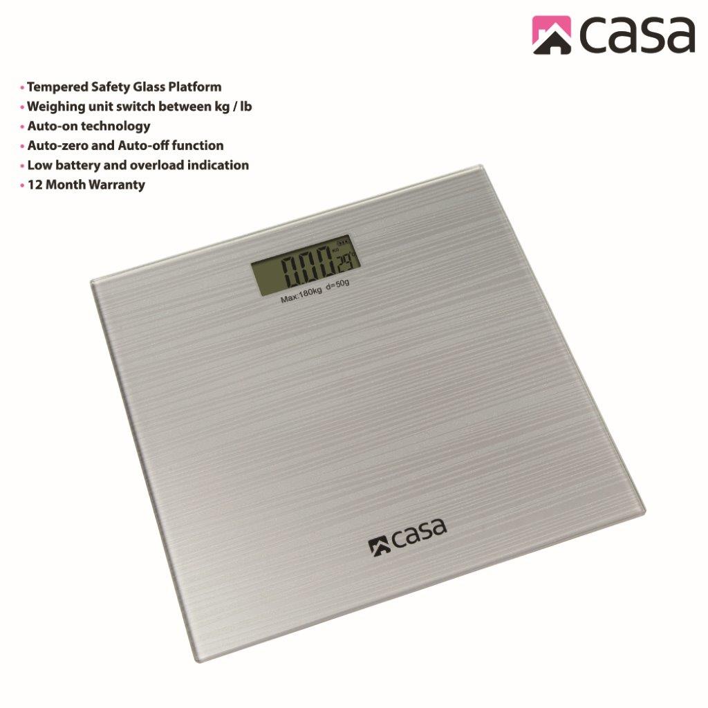 Electronic Bathroom Glass Scale - Sparkle