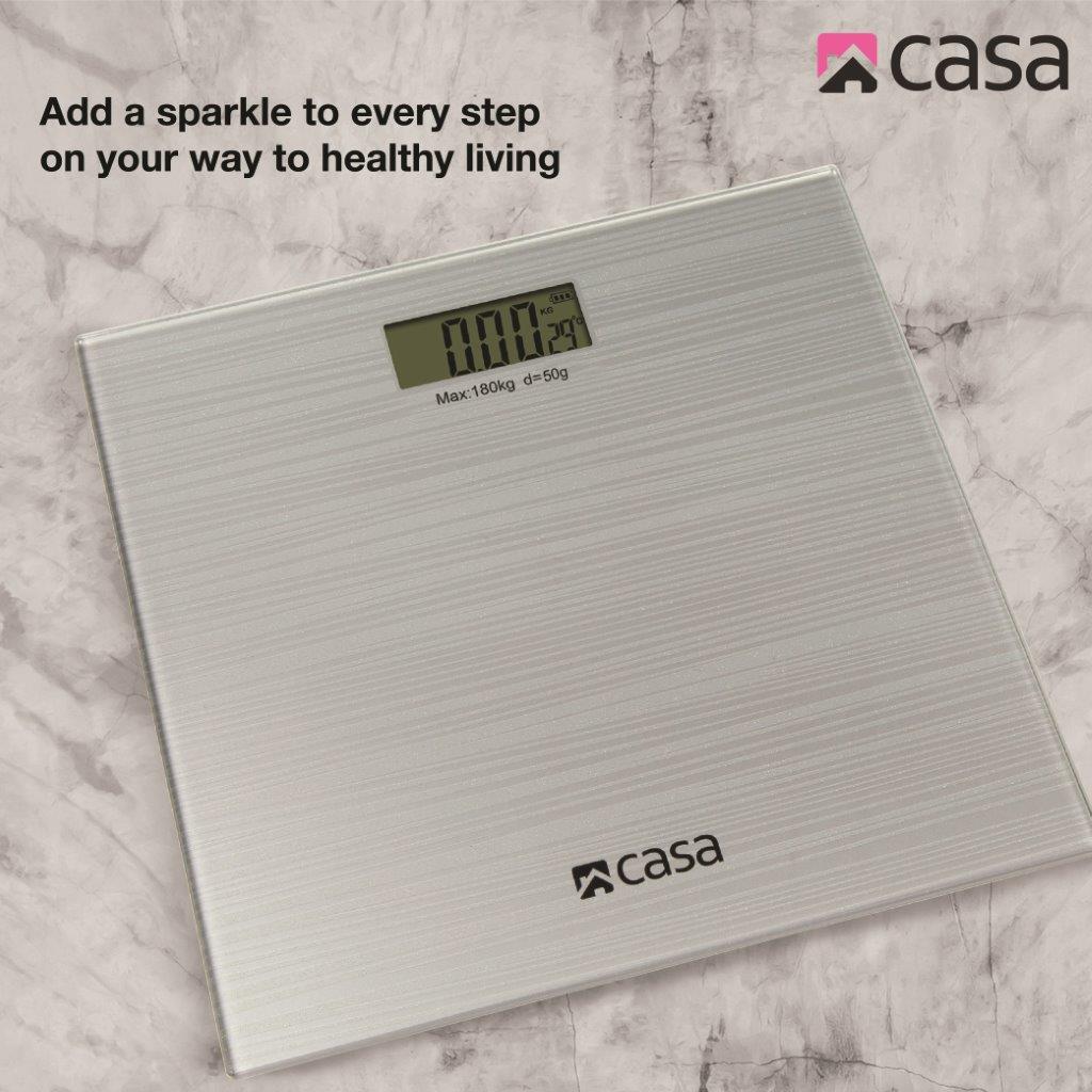 Electronic Bathroom Glass Scale - Sparkle