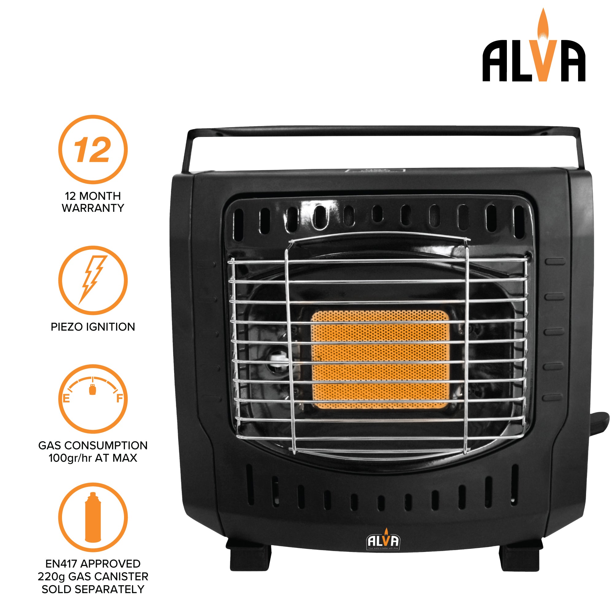 Outdoor Butane Canister Mini Heater