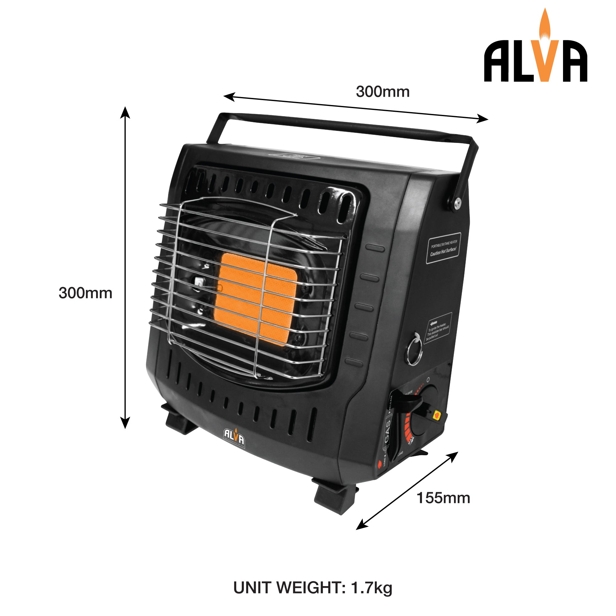 Outdoor Butane Canister Mini Heater