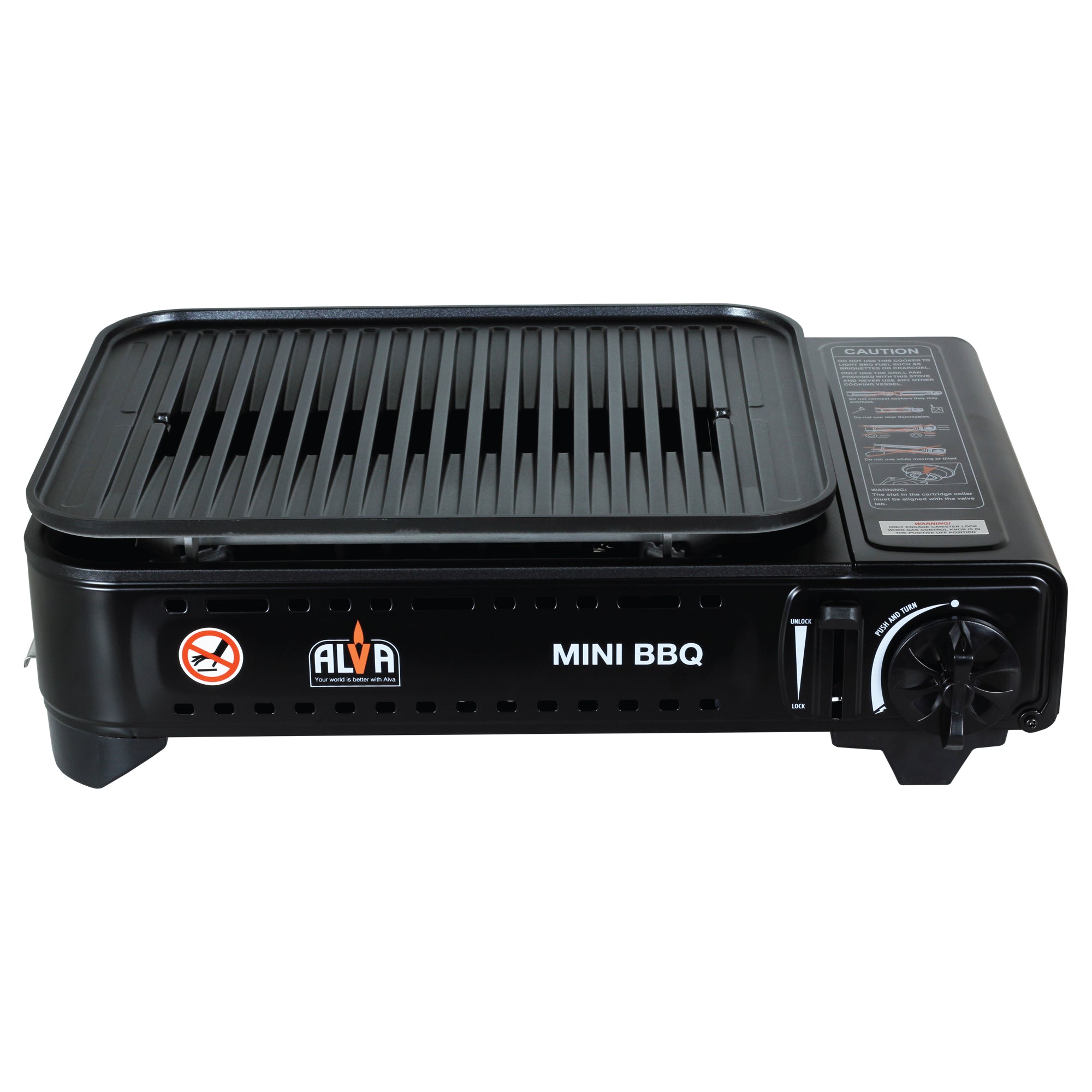 Butane Gas Canister Mini BBQ Cooker Stove + Carry Case