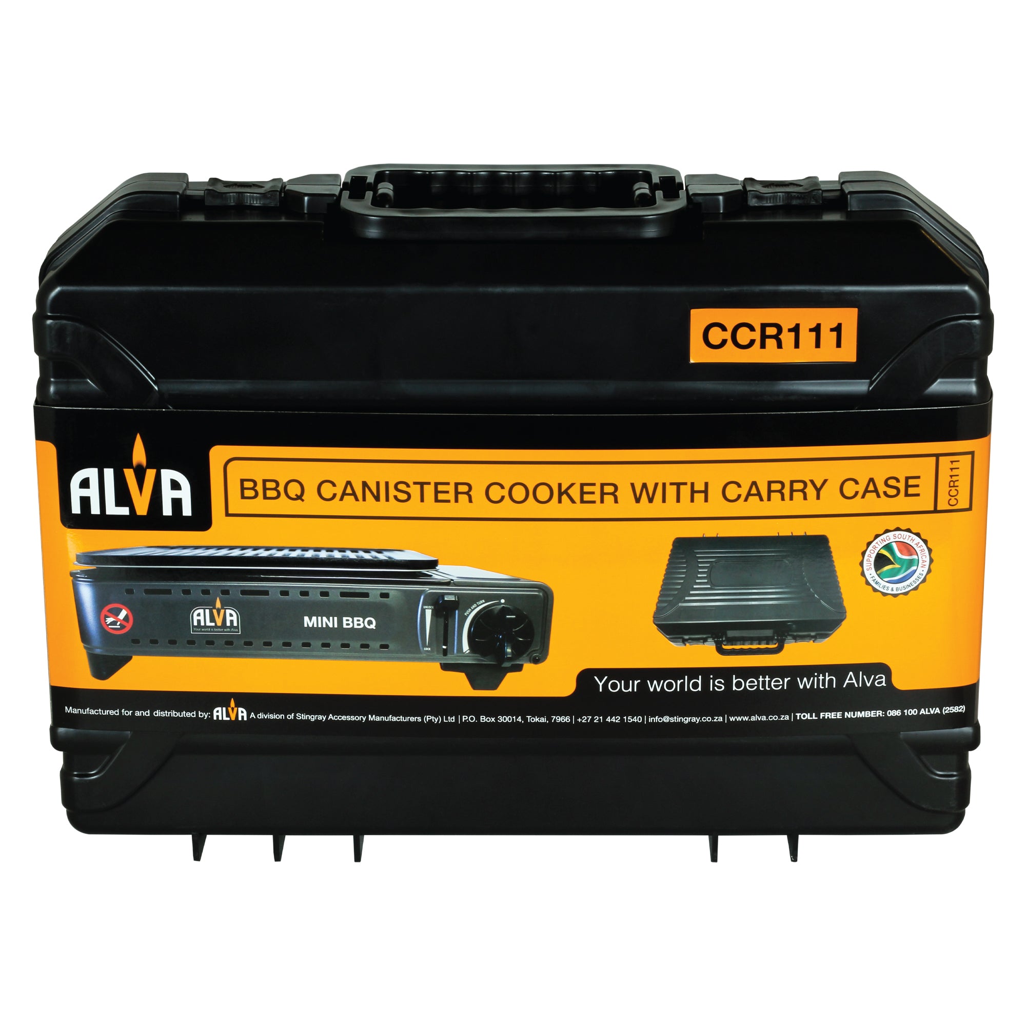 Butane Gas Canister Mini BBQ Cooker Stove + Carry Case