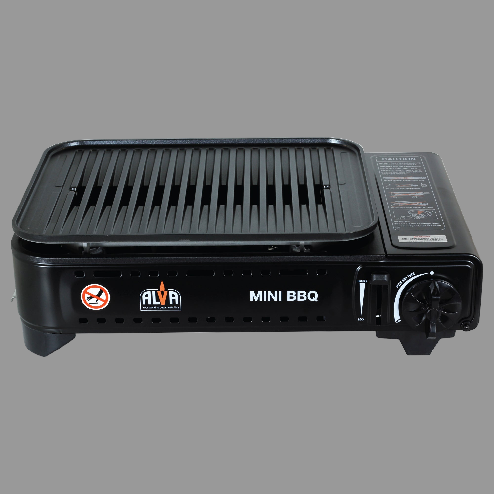 Butane Gas Canister Mini BBQ Cooker Stove + Carry Case