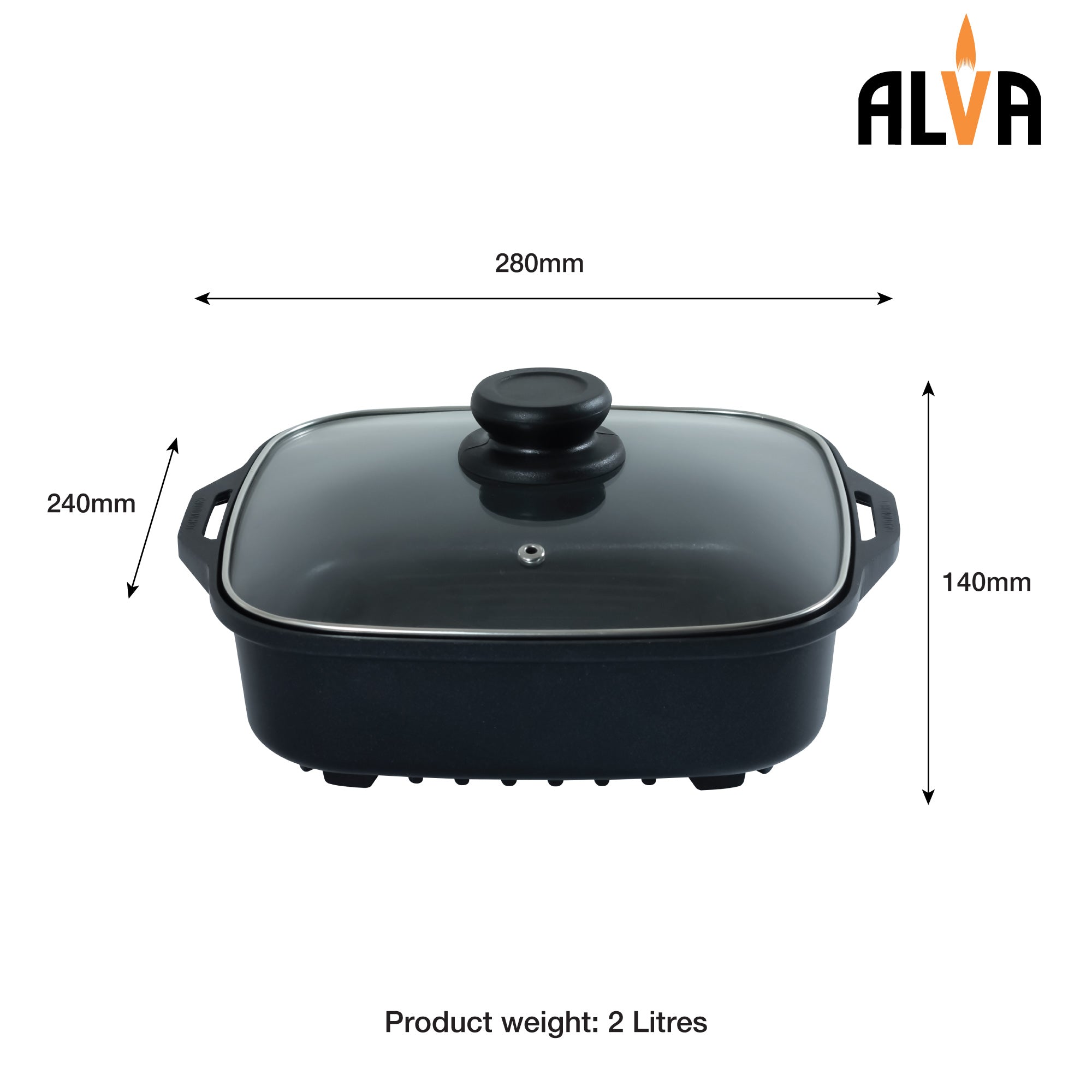 Single Burner Butane Gas Canister Stove + Cooking Pot & Lid - 1 Plate