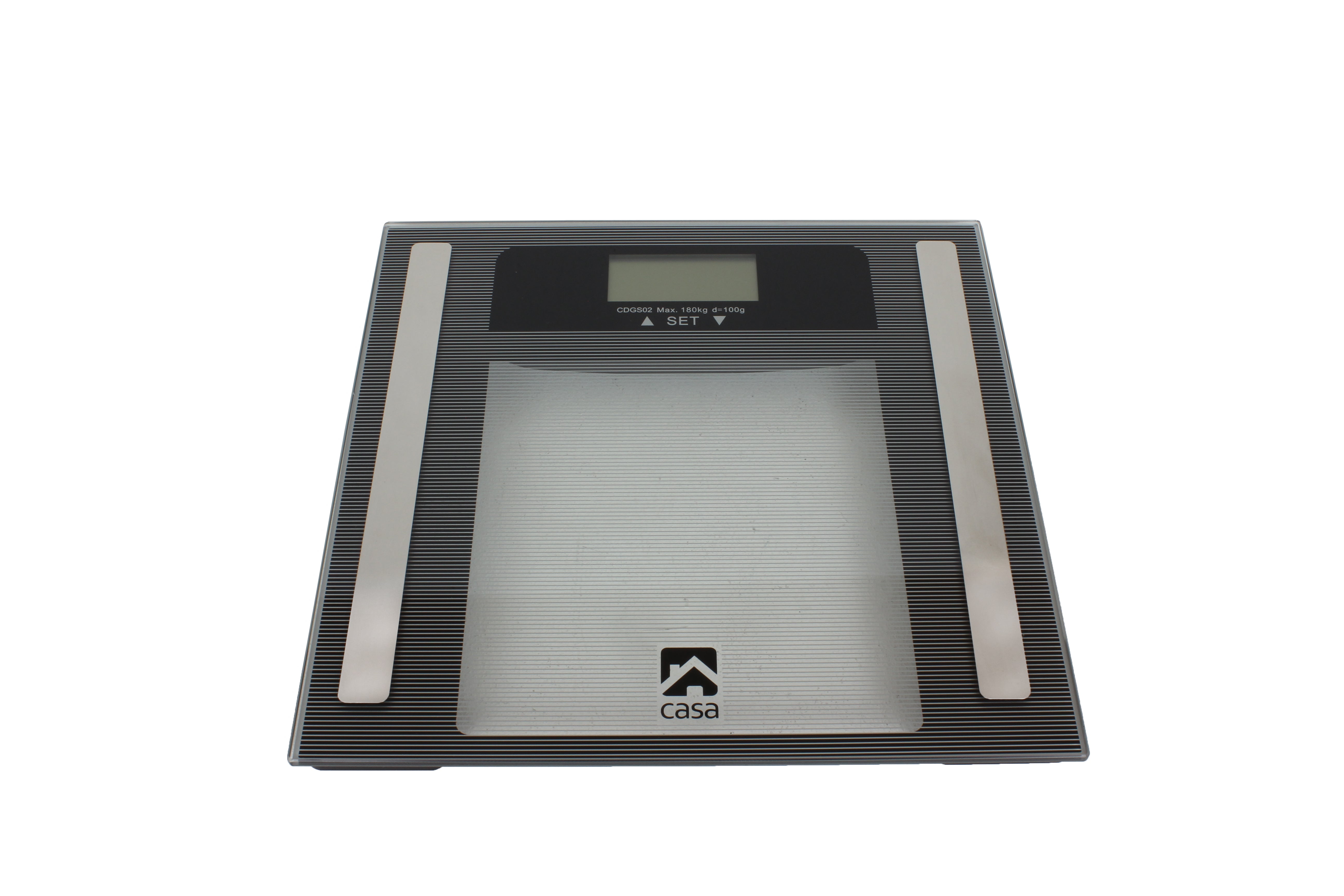 Electronic 7-In-1 Diagnostic Glass Bathroom Scale