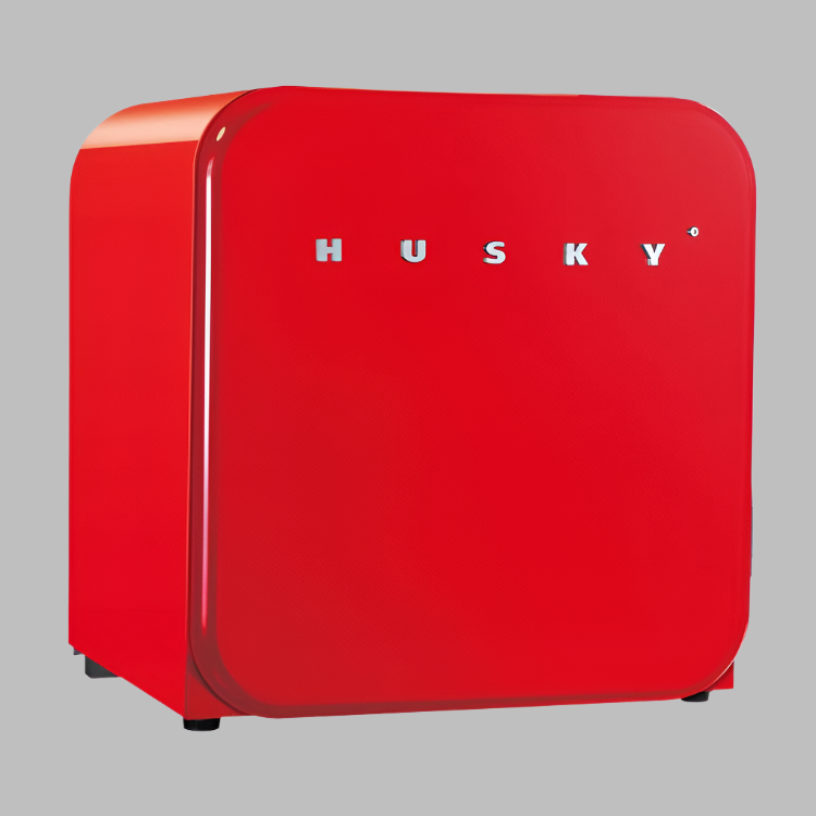 46L Countertop Retro Fridge (Red / White / Black)