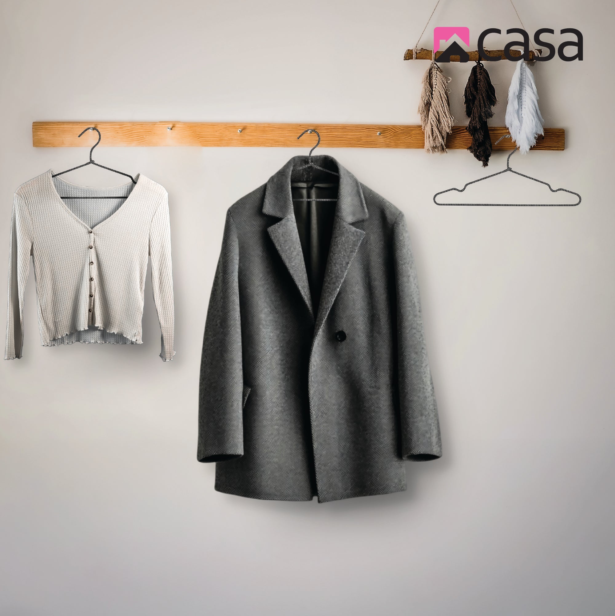 10Pc Non-Slip Hanger Set