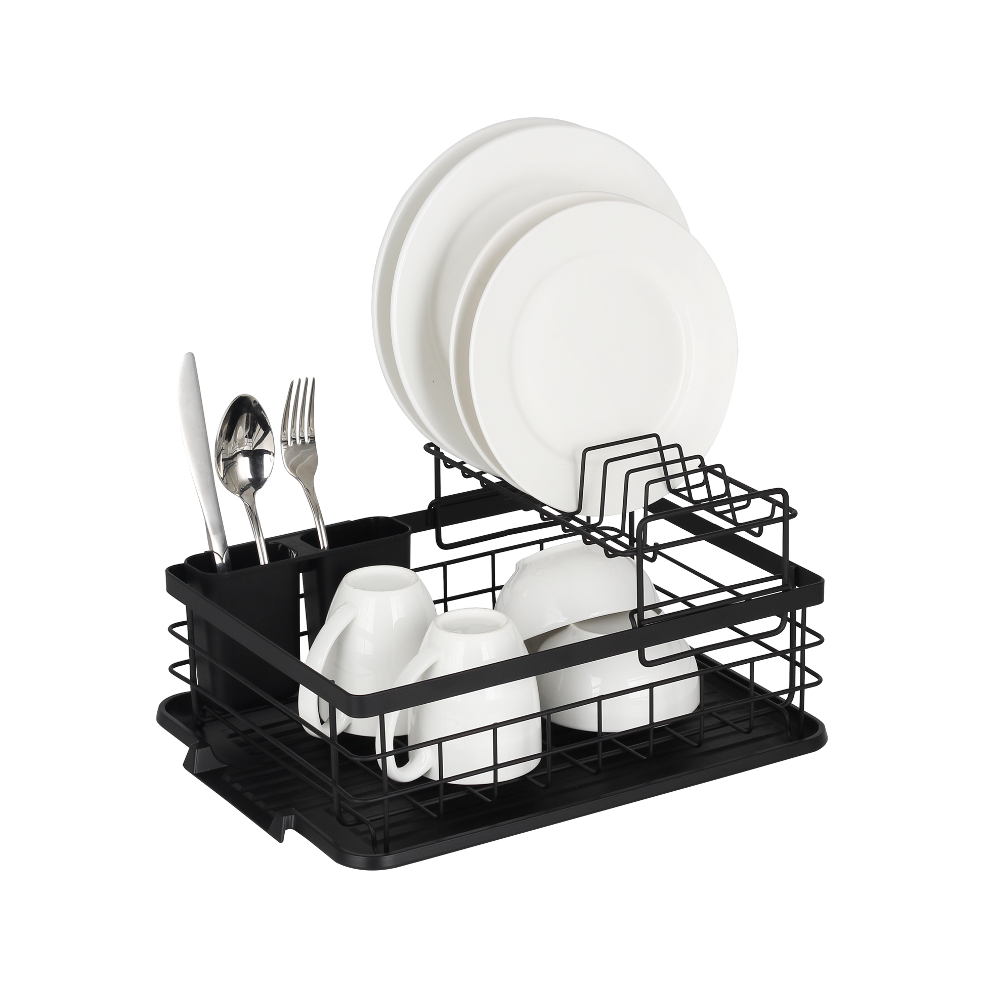 Dish Drainer 2-Tier - Catania 401 - Matt Black