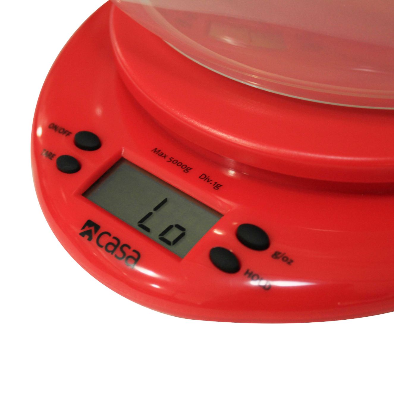 Kitchen Scale With Clear Bowl