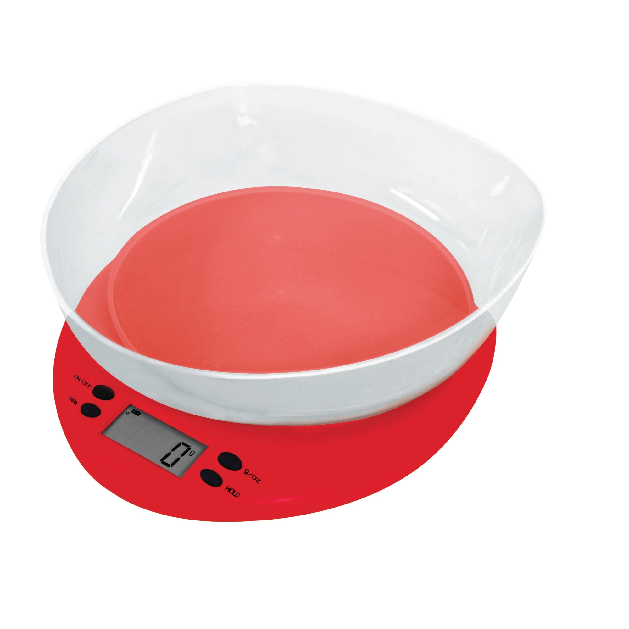 Kitchen Scale With Clear Bowl