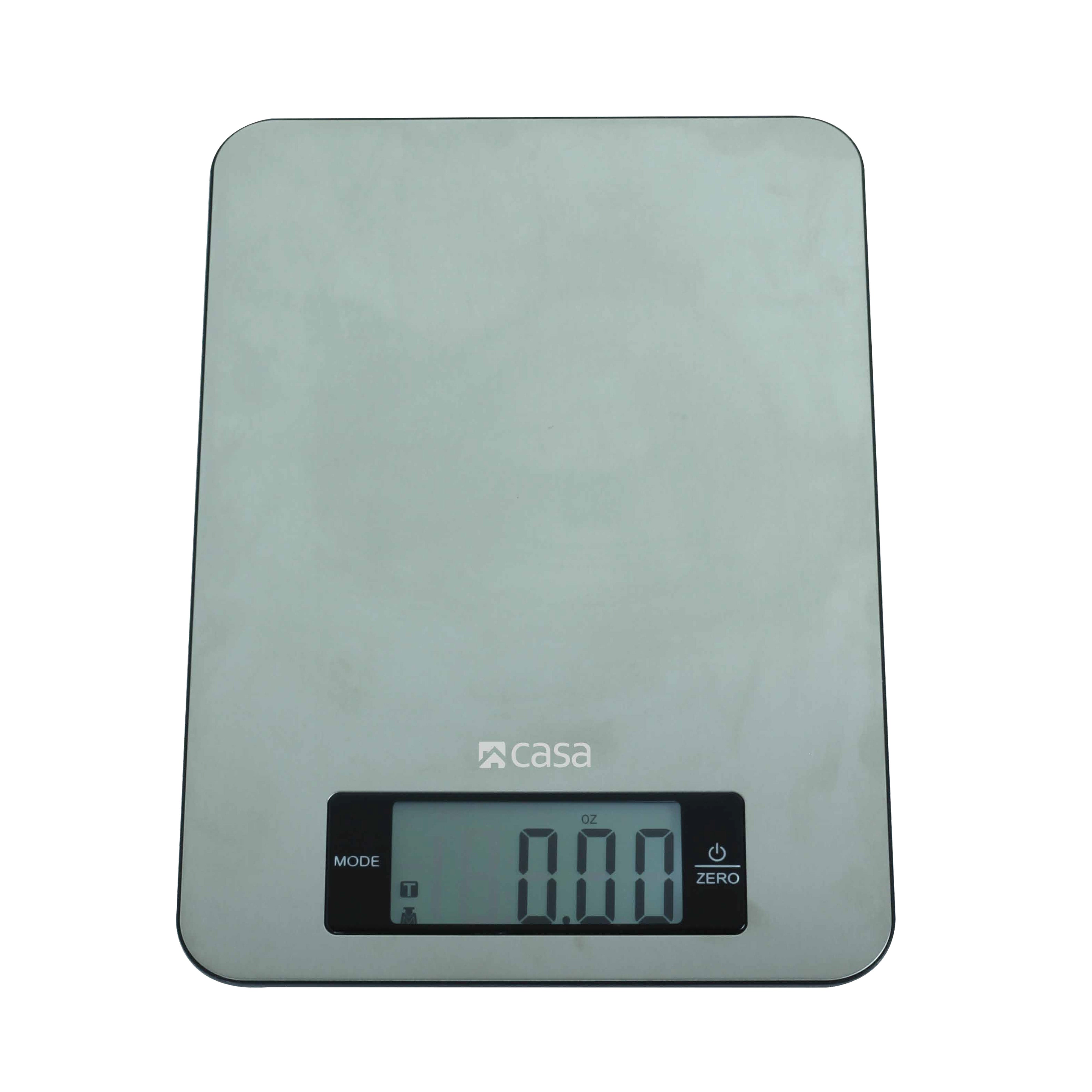 Kitchen Digital Scale - Stainless Steel - Large Display