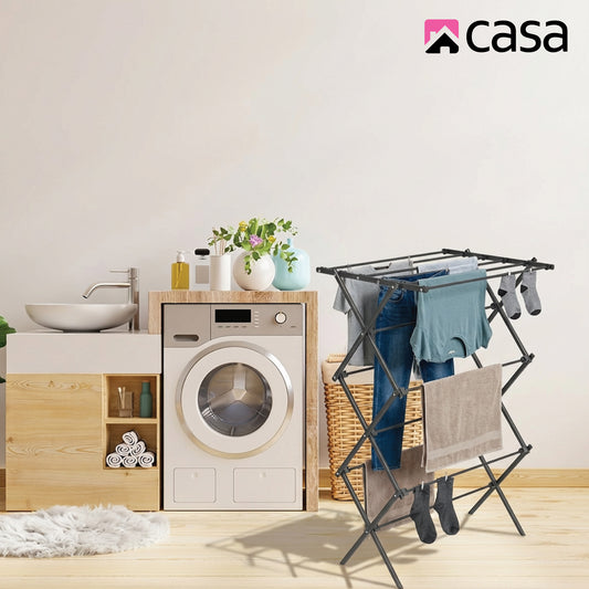 Laundry room with washing machine,