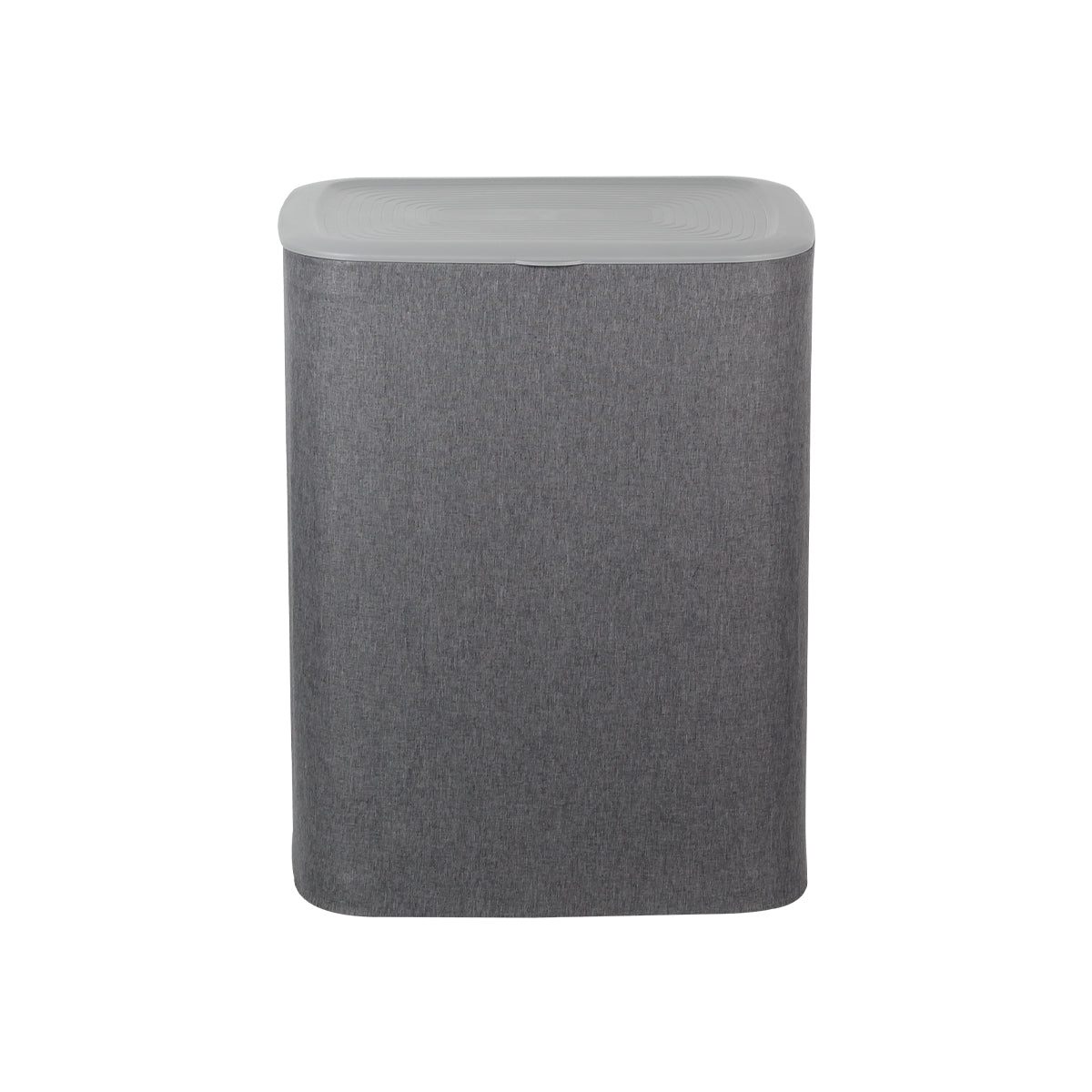 CASA Bellagio 50L 2-Compartment Cloth Laundry Basket - Grey