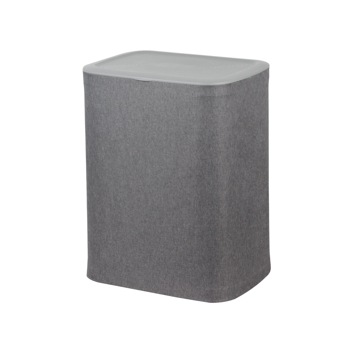 CASA Bellagio 50L 2-Compartment Cloth Laundry Basket - Grey