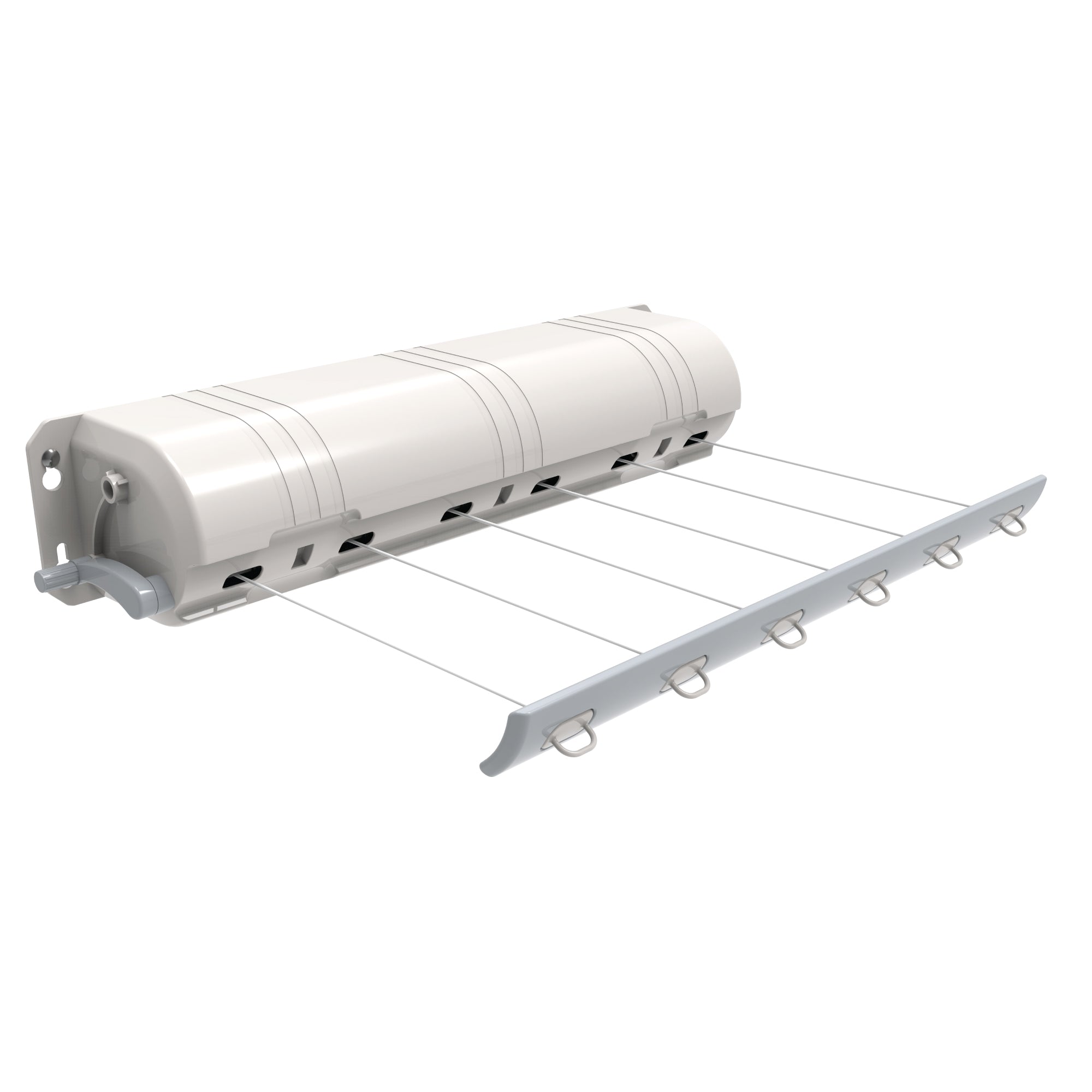 6-Line Retractable Wall Mounted Clothesline