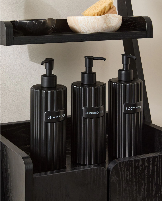 3Pc Re-usable 450ml Bathroom Dispenser Bottles