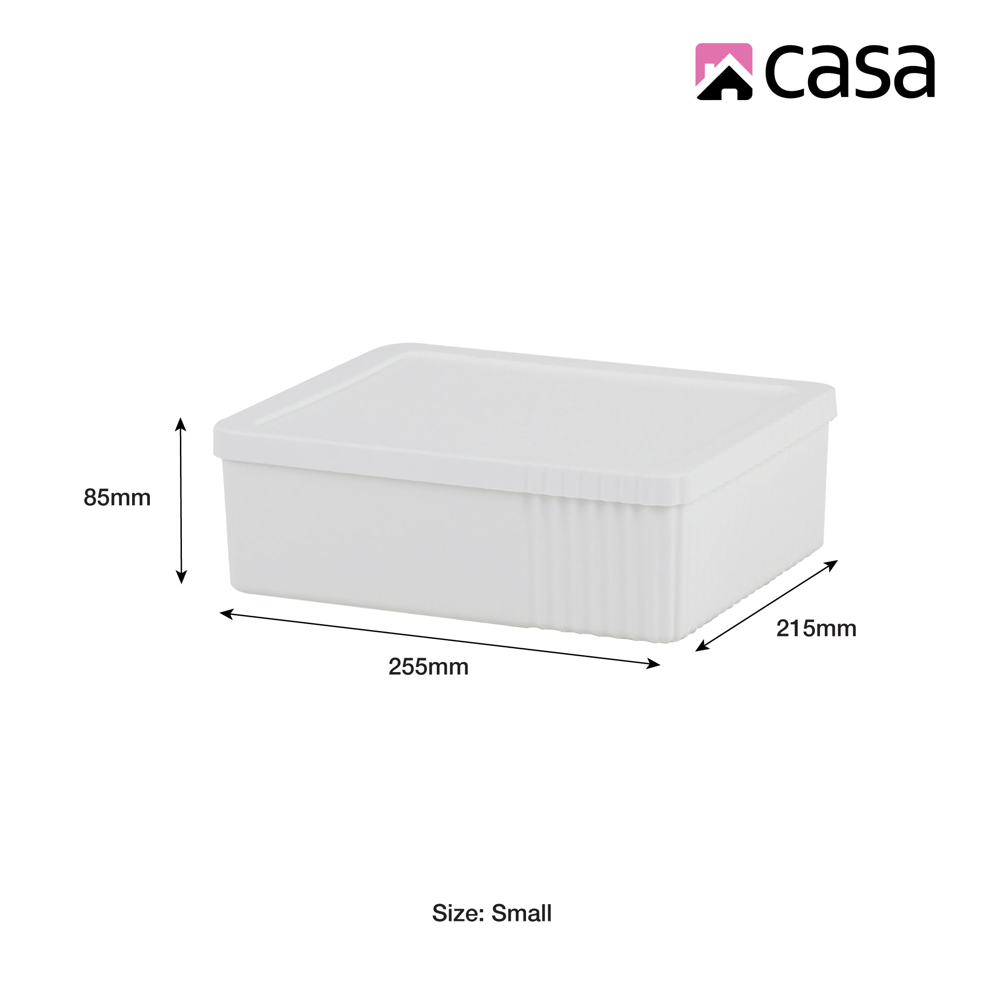 4Pc Decorative Storage Box Set | 30L + 16L + 2x 5L | White