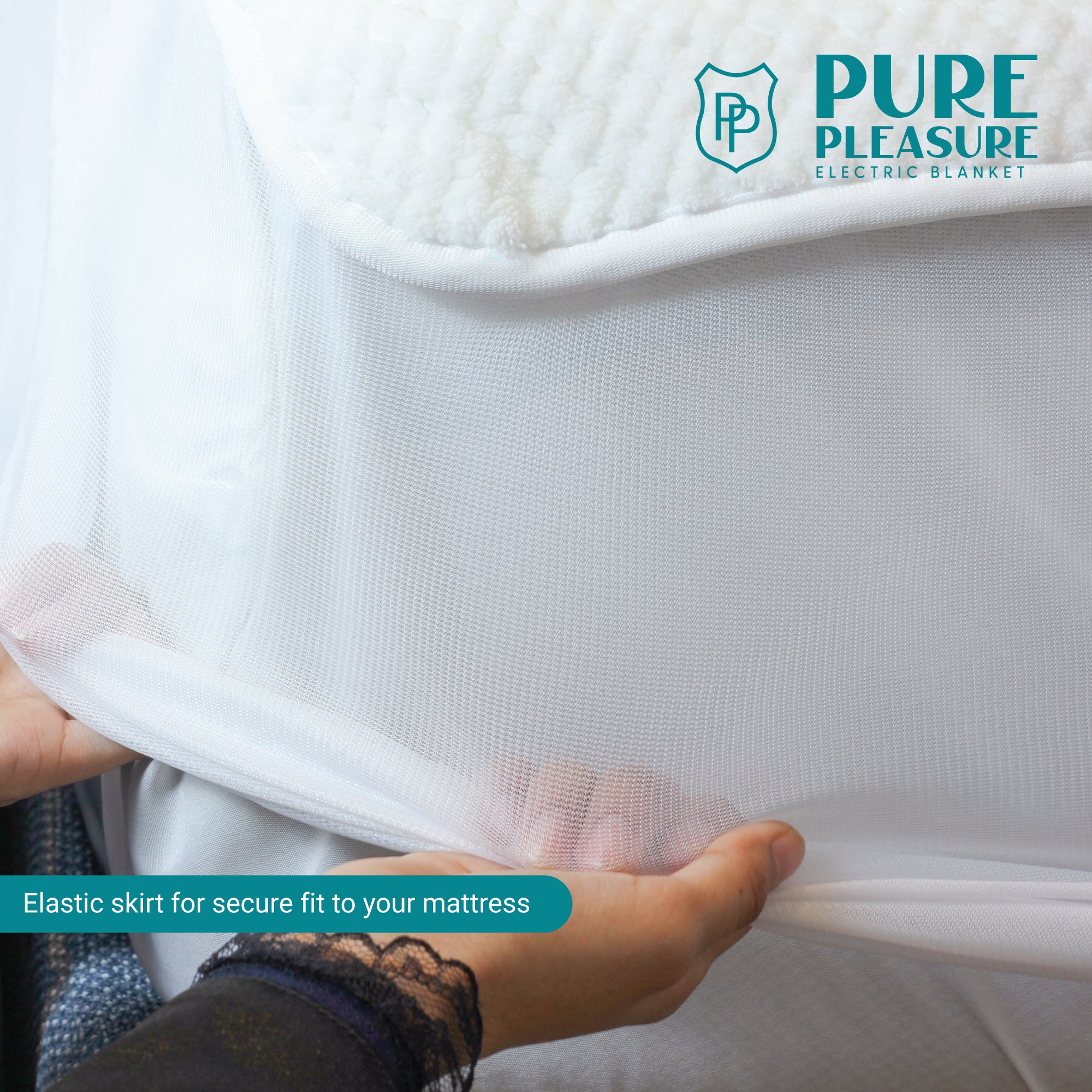 Coral Fleece Fitted Electric Blanket | 8 Heat & Timer