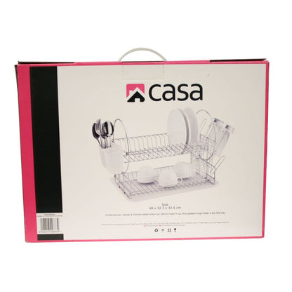 CATANIA 202 CHROME PLATED DISH DRAINER 2 TIER