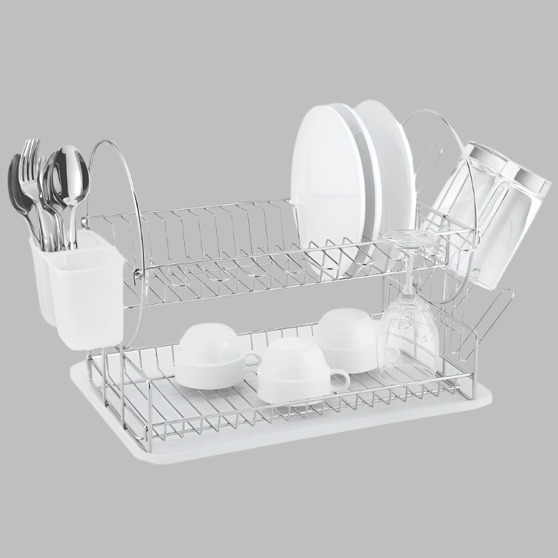Dish Drainer 2-Tier - Catania 202 - Chrome Plated