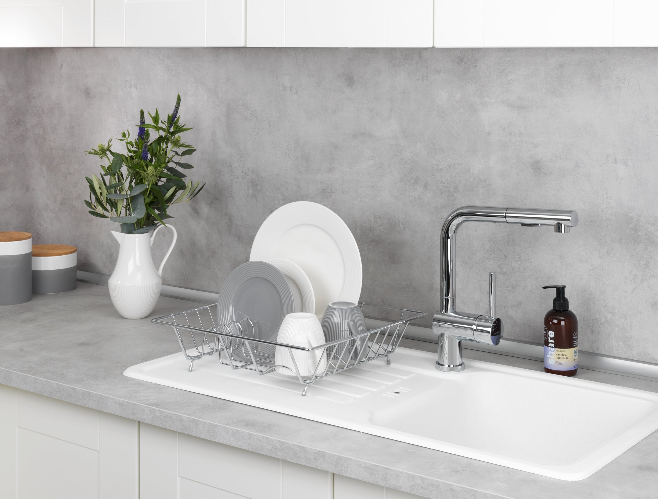 Dish Drainer - Catania 501 - Chrome Plated