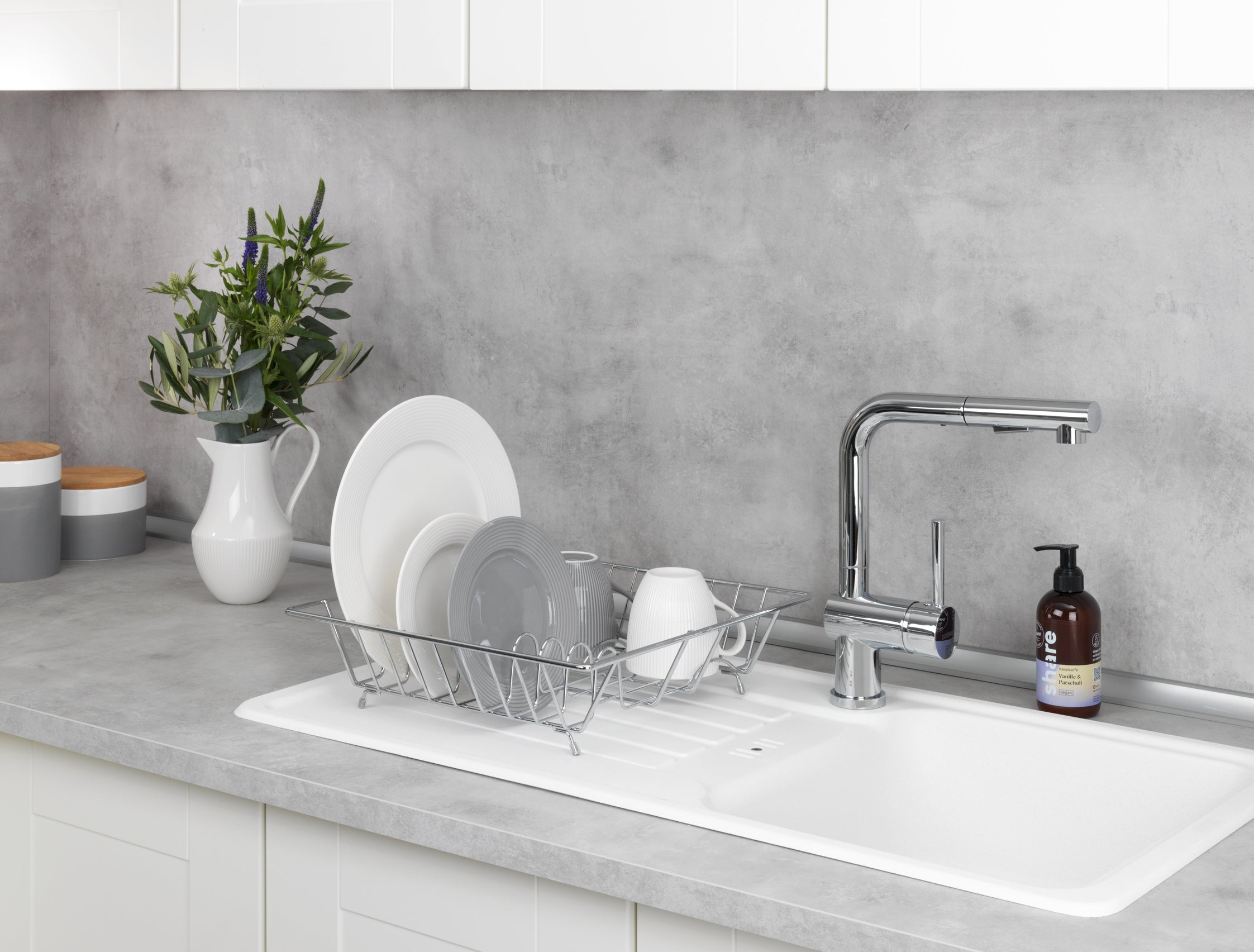 Dish Drainer - Catania 501 - Chrome Plated