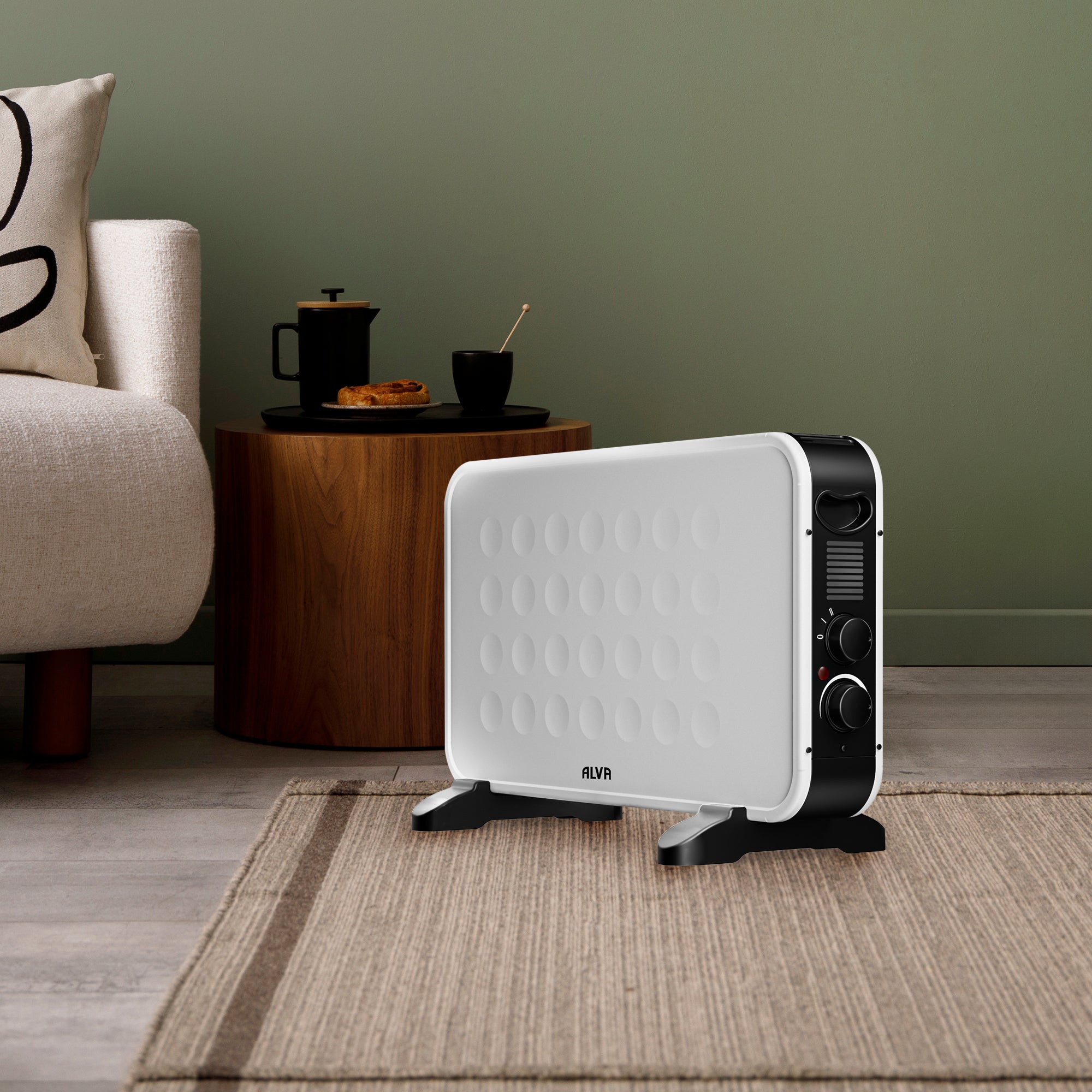 heater8枚セット Electric Convection Heater 2000W - Dimpled Design | Alva