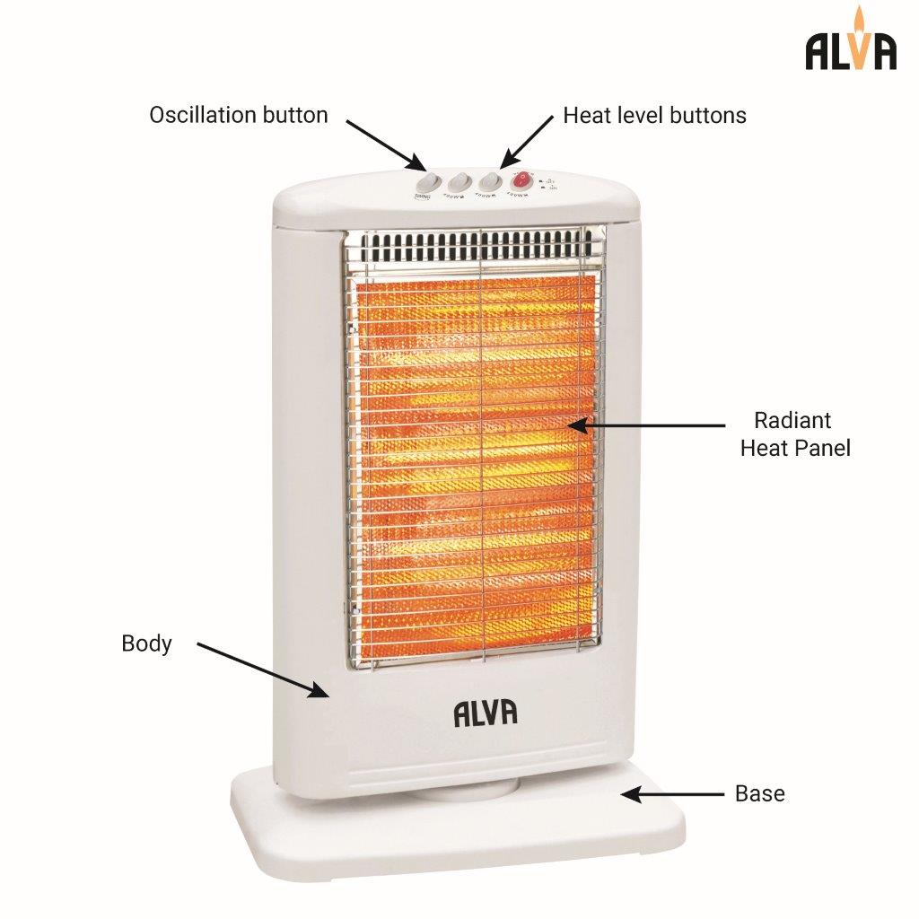 Electric Quartz Heater 1200W
