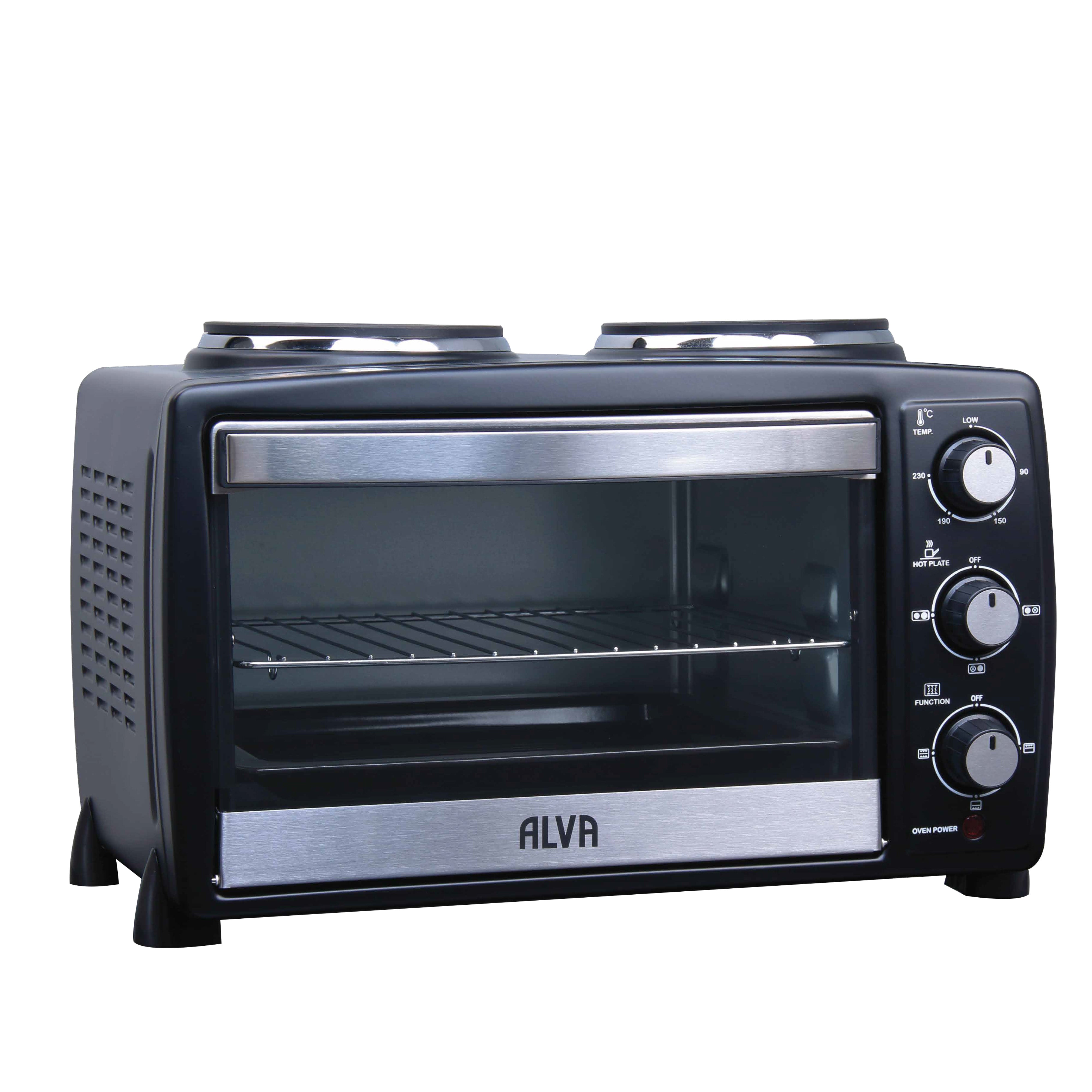 Mini Kitchen - 20L Electric Oven With 2 Plate Stove